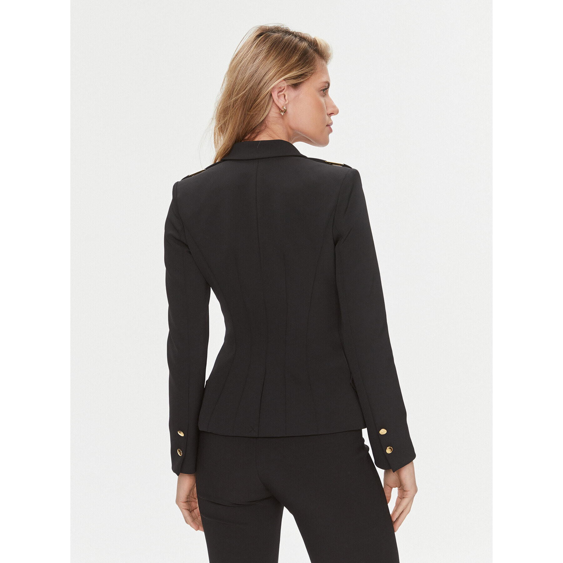 Elisabetta Franchi Сако GI-061-36E3-V600 Черен Regular Fit - Pepit.bg