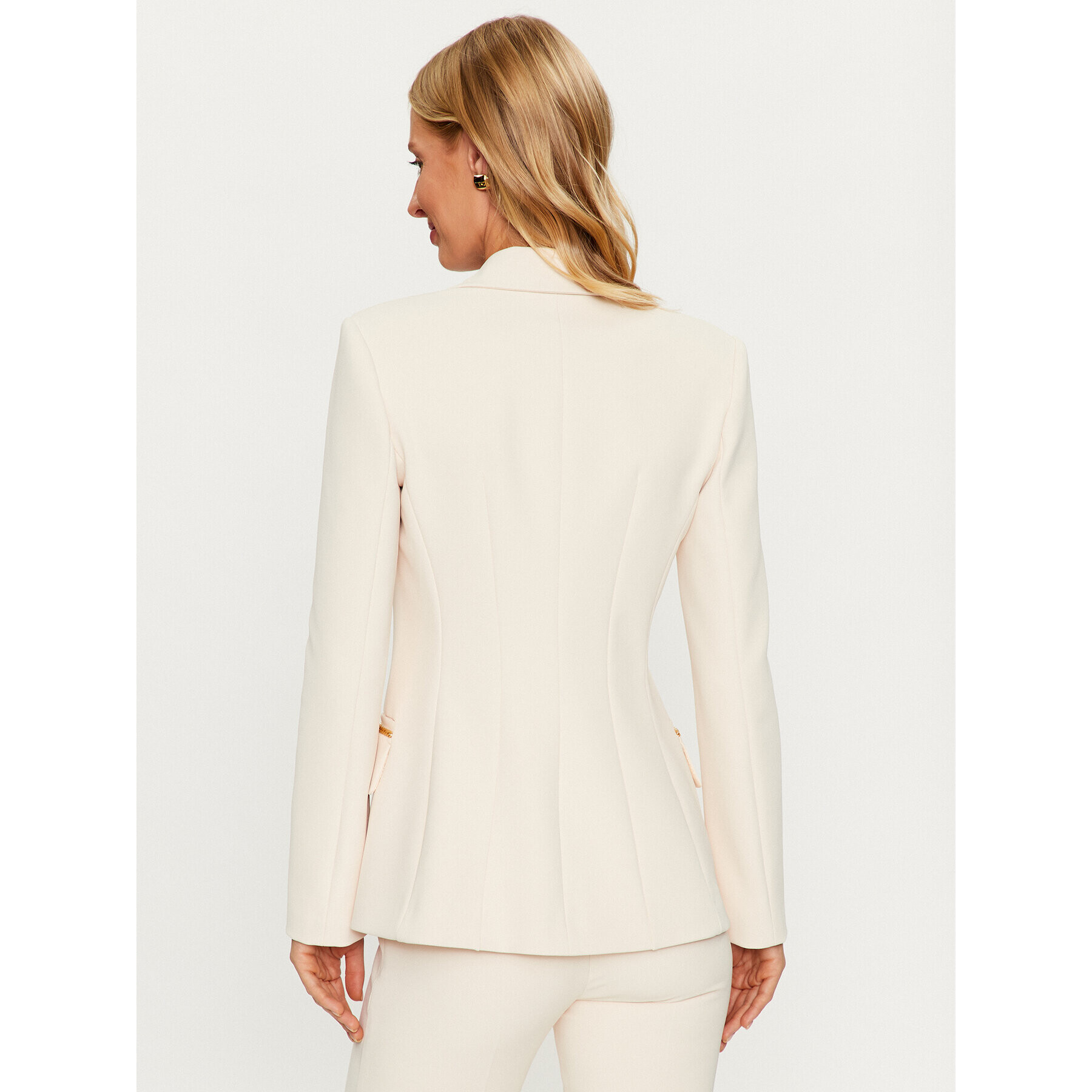 Elisabetta Franchi Сако GI-065-36E2-V500 Бежов Regular Fit - Pepit.bg