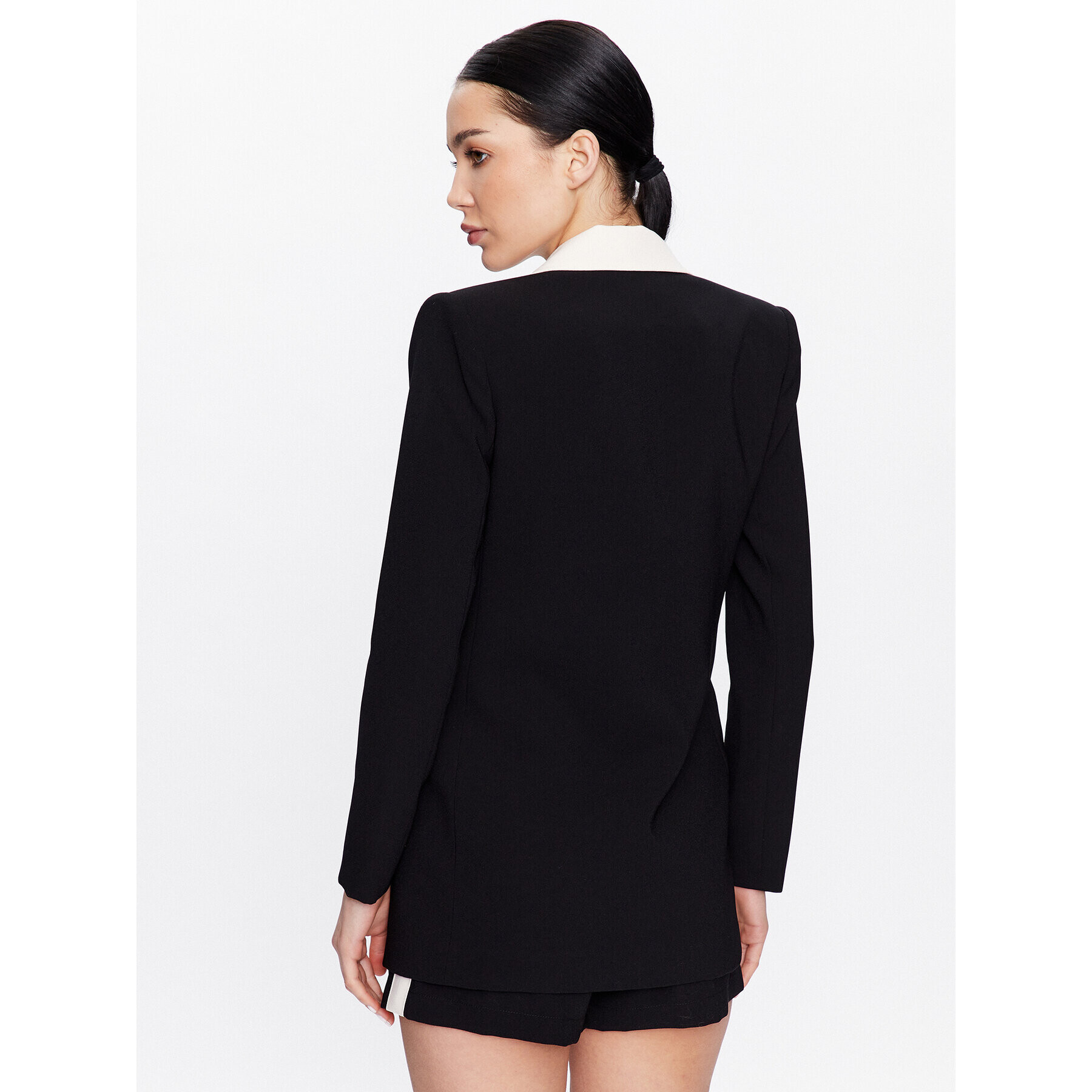 Elisabetta Franchi Сако GI-076-32E2-V650 Черен Regular Fit - Pepit.bg