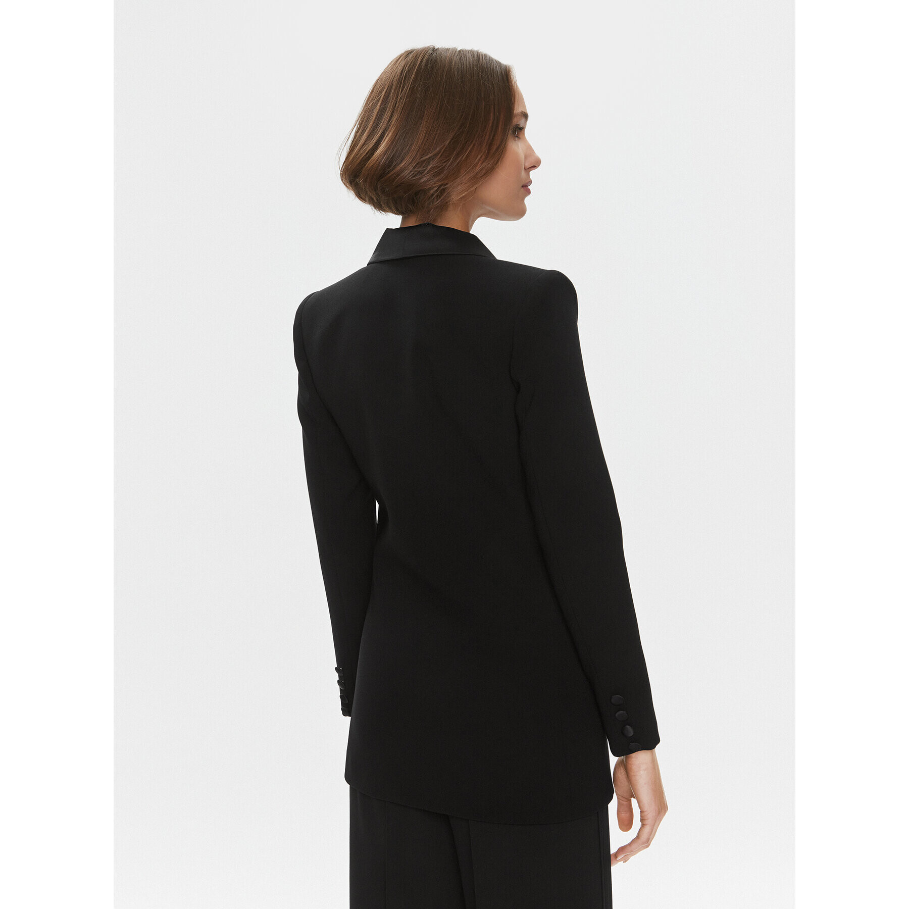 Elisabetta Franchi Сако GI-093-37E2-V550 Черен Regular Fit - Pepit.bg