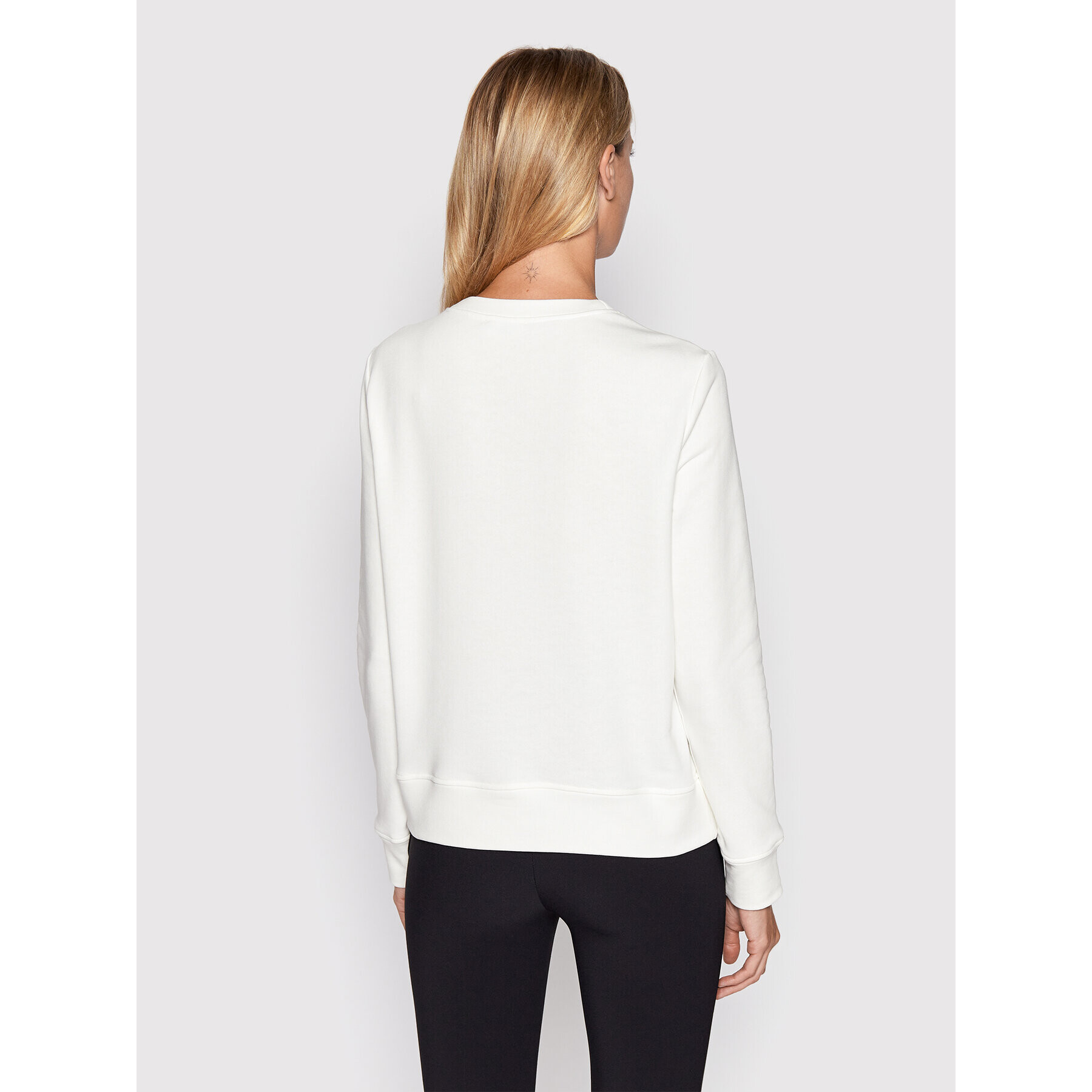 Elisabetta Franchi Суитшърт MD-007-26E2-V240 Бял Regular Fit - Pepit.bg