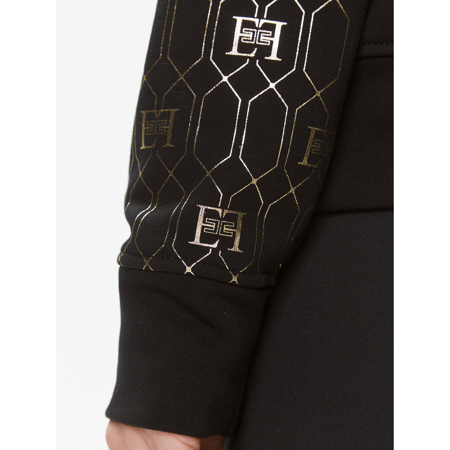 Elisabetta Franchi Суитшърт MD-012-37E2-V240 Черен Regular Fit - Pepit.bg