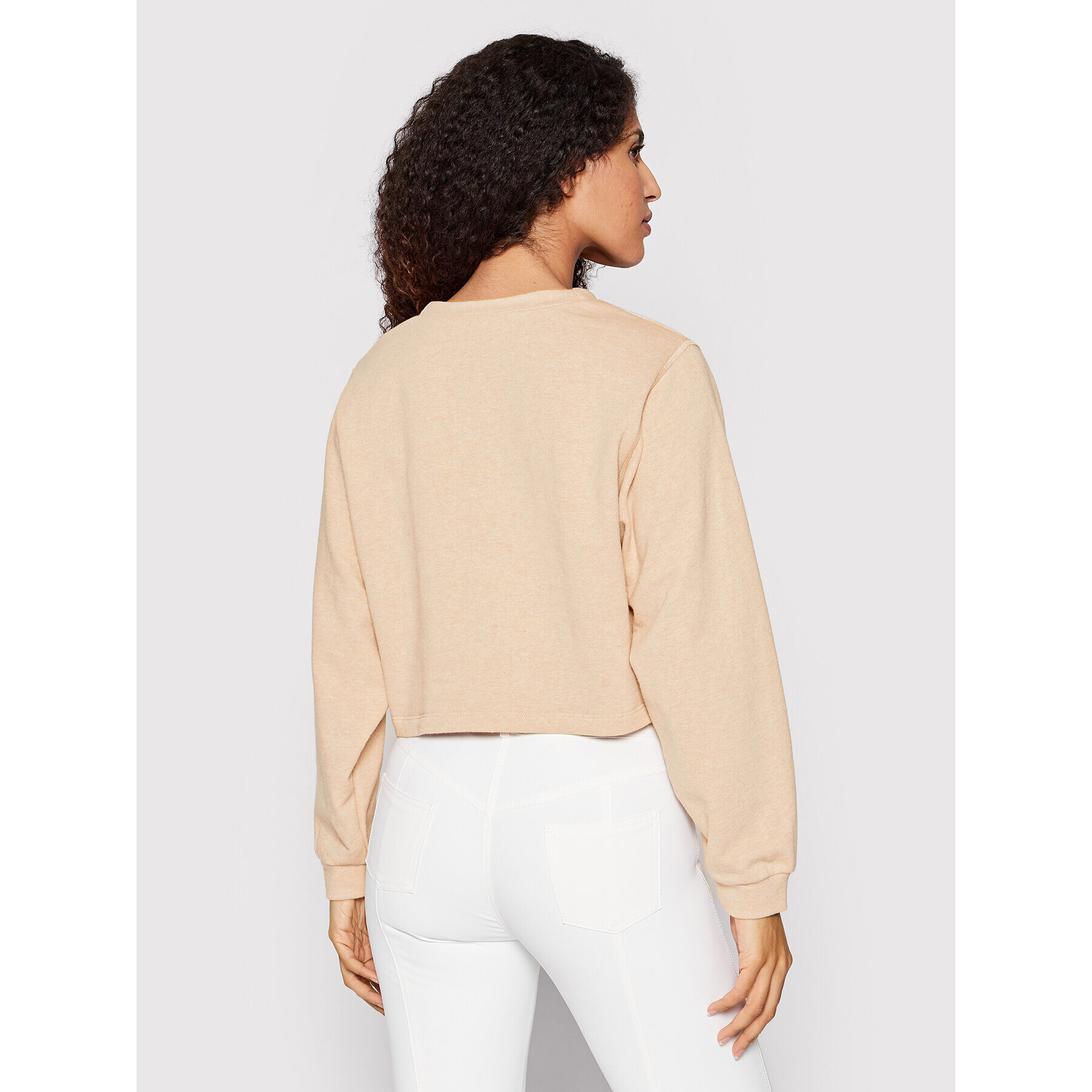 Elisabetta Franchi Суитшърт MD-015-21E2-V190 Бежов Regular Fit - Pepit.bg