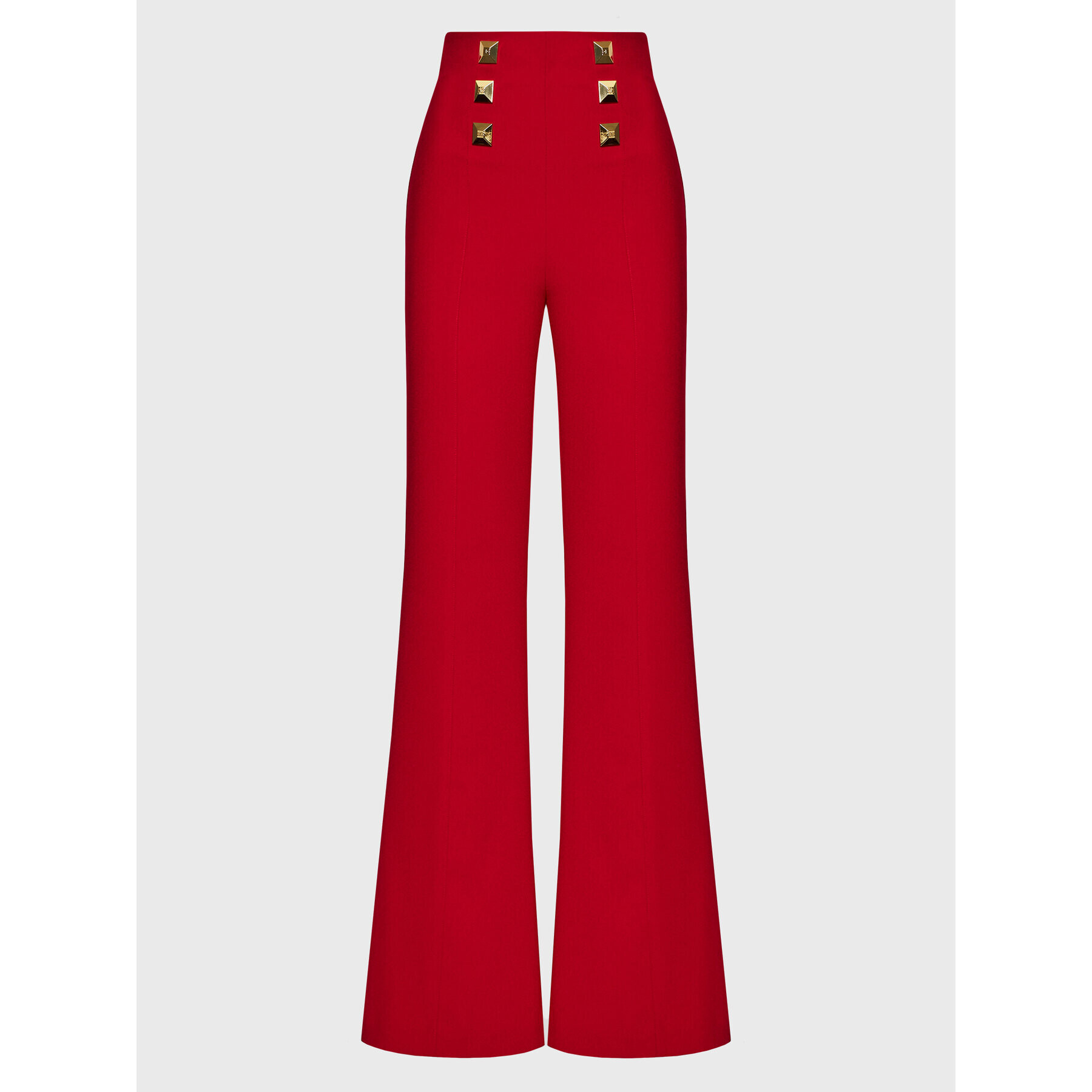 Elisabetta Franchi Текстилни панталони PA-039-27E2-V340 Червен Regular Fit - Pepit.bg