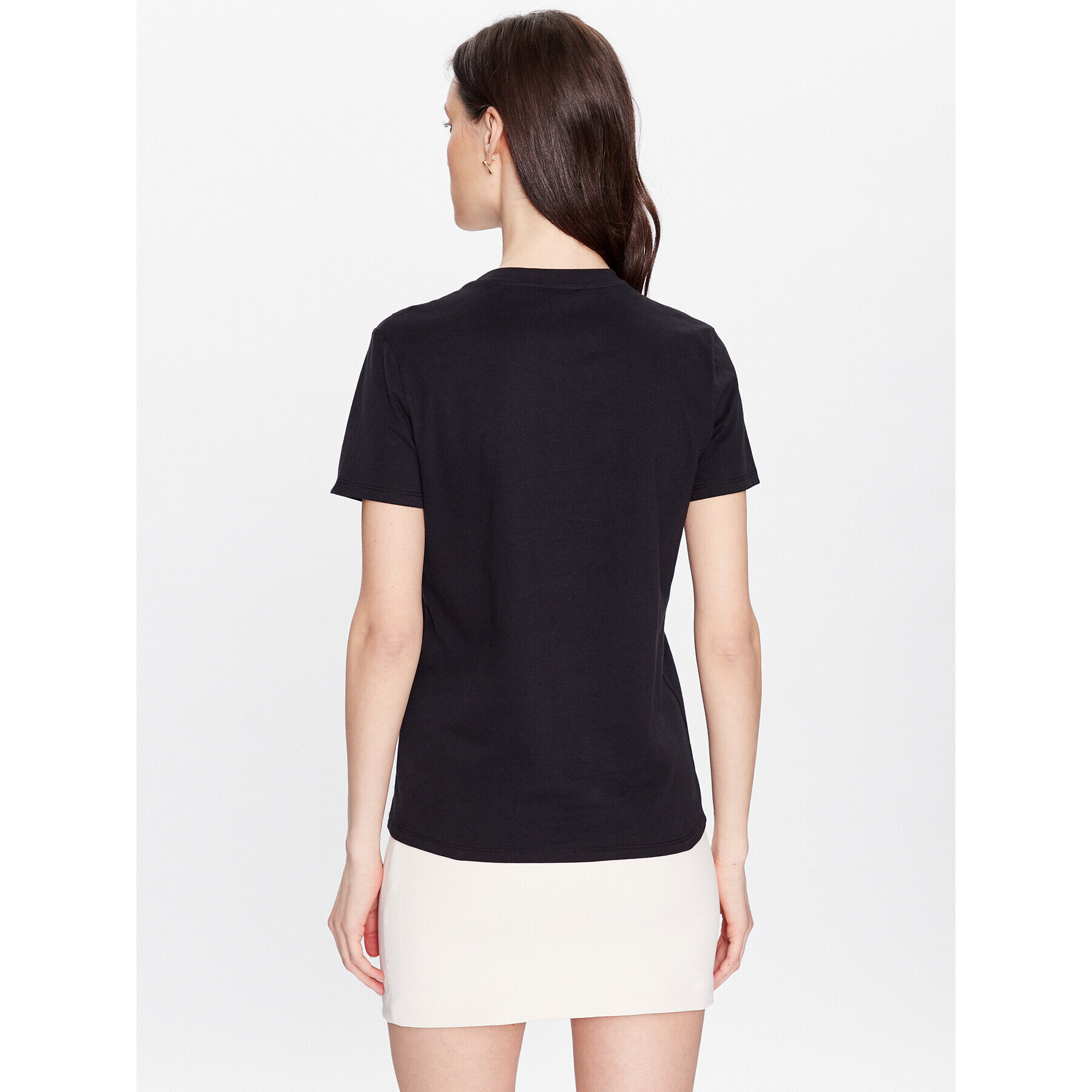 Elisabetta Franchi Тишърт MA-008-31E2-V160 Черен Regular Fit - Pepit.bg
