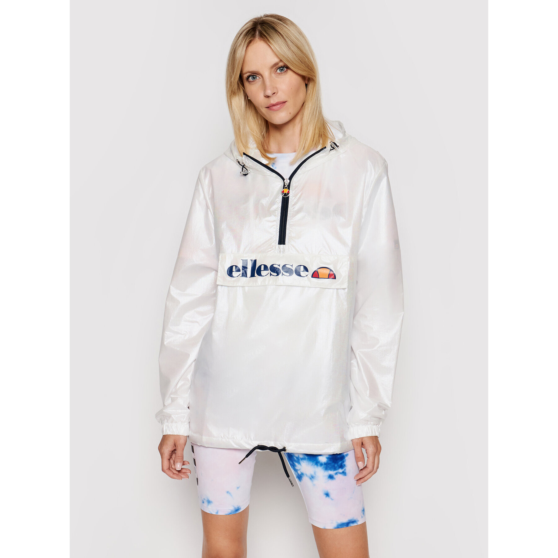 Ellesse Анорак Adaline SGI11063 Бял Loose Fit - Pepit.bg