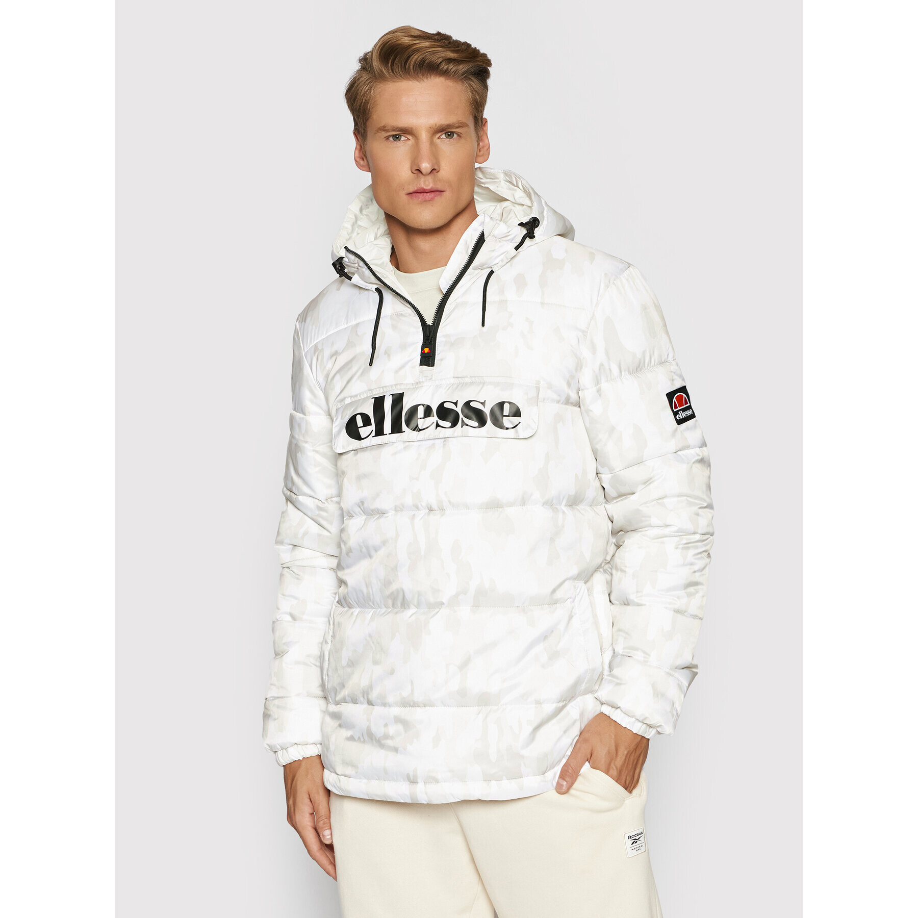 Ellesse Анорак Leol SHK12208 Бял Regular Fit - Pepit.bg