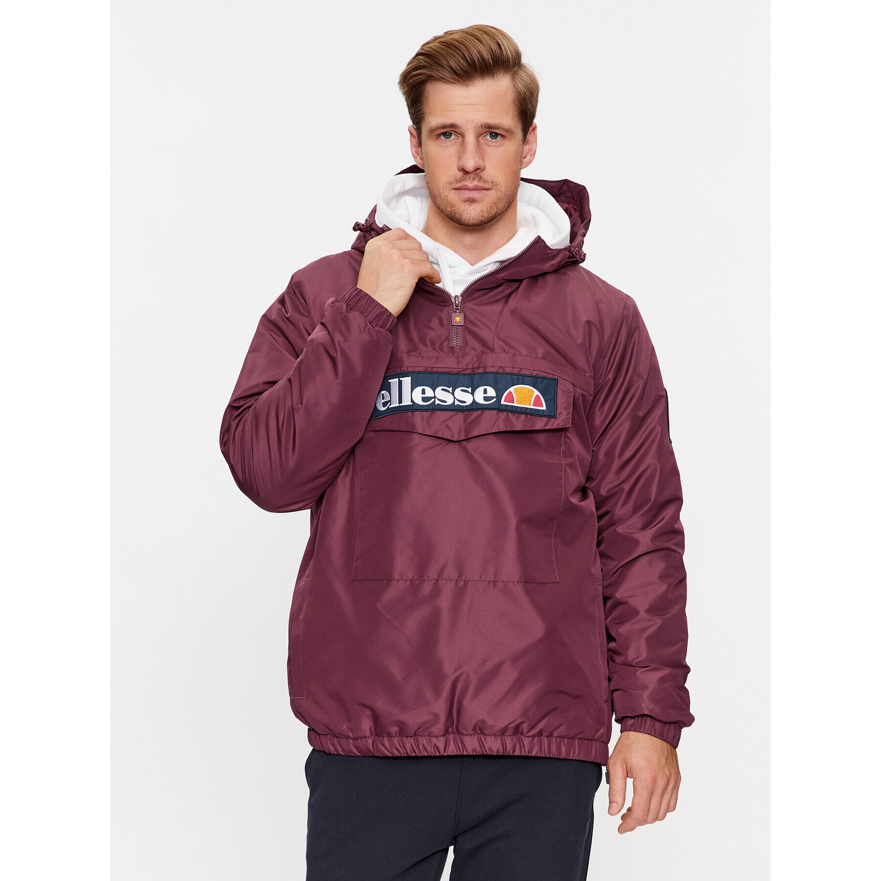 Ellesse Анорак Monterini SHR08149 Бордо Regular Fit - Pepit.bg