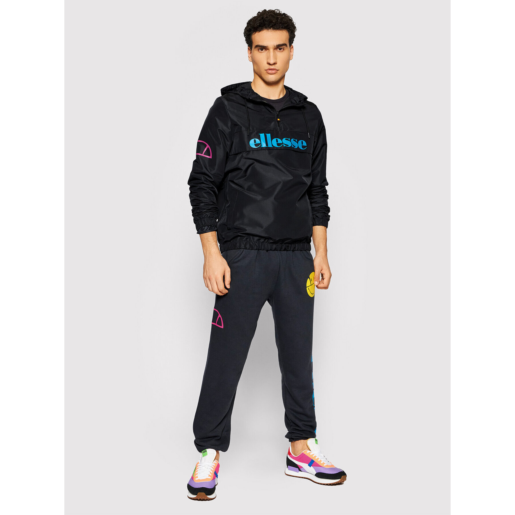 Ellesse Анорак Unisex SMILEY Merrazi SML13082 Сив Regular Fit - Pepit.bg