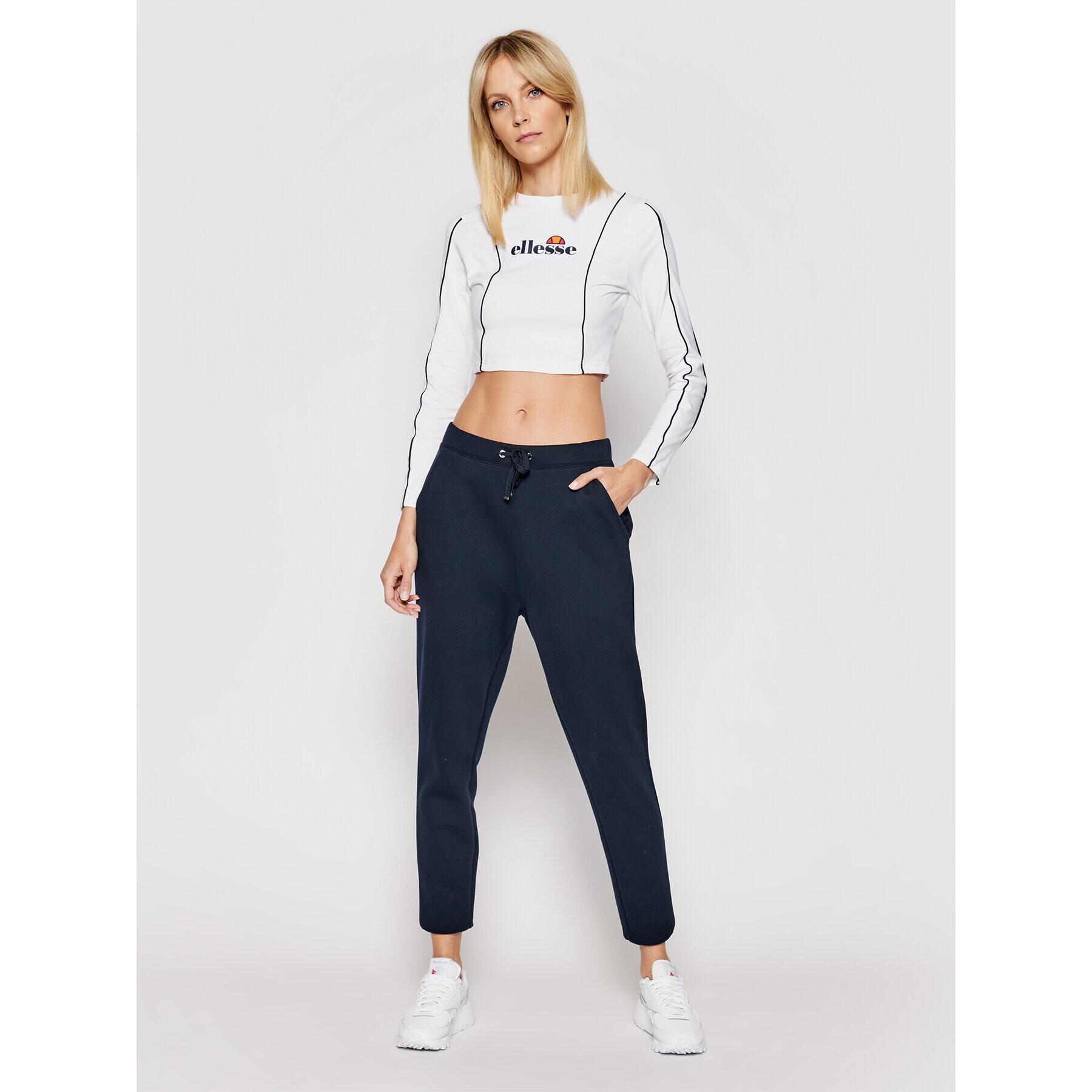 Ellesse Блуза Russia SGI11062 Бял Slim Fit - Pepit.bg