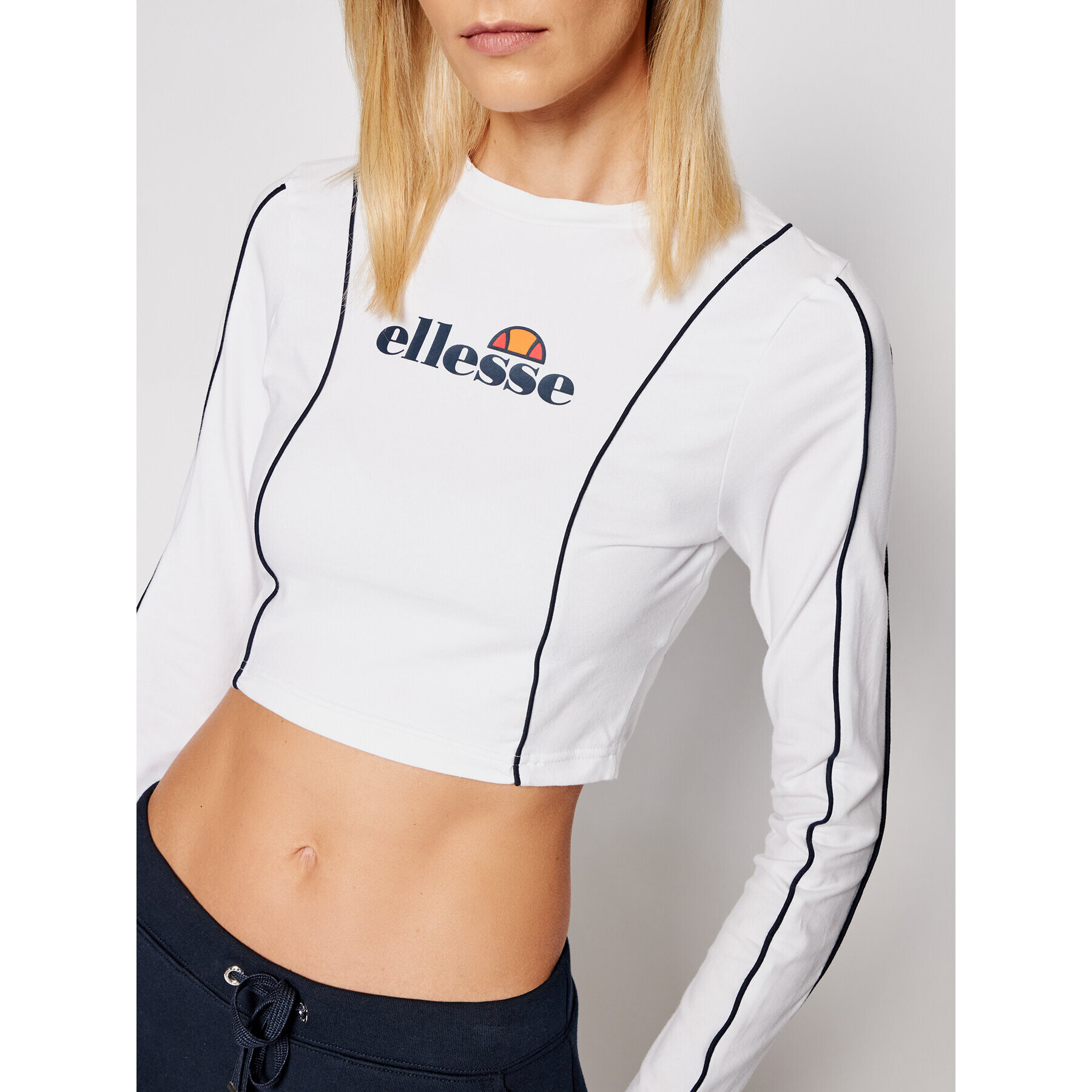 Ellesse Блуза Russia SGI11062 Бял Slim Fit - Pepit.bg