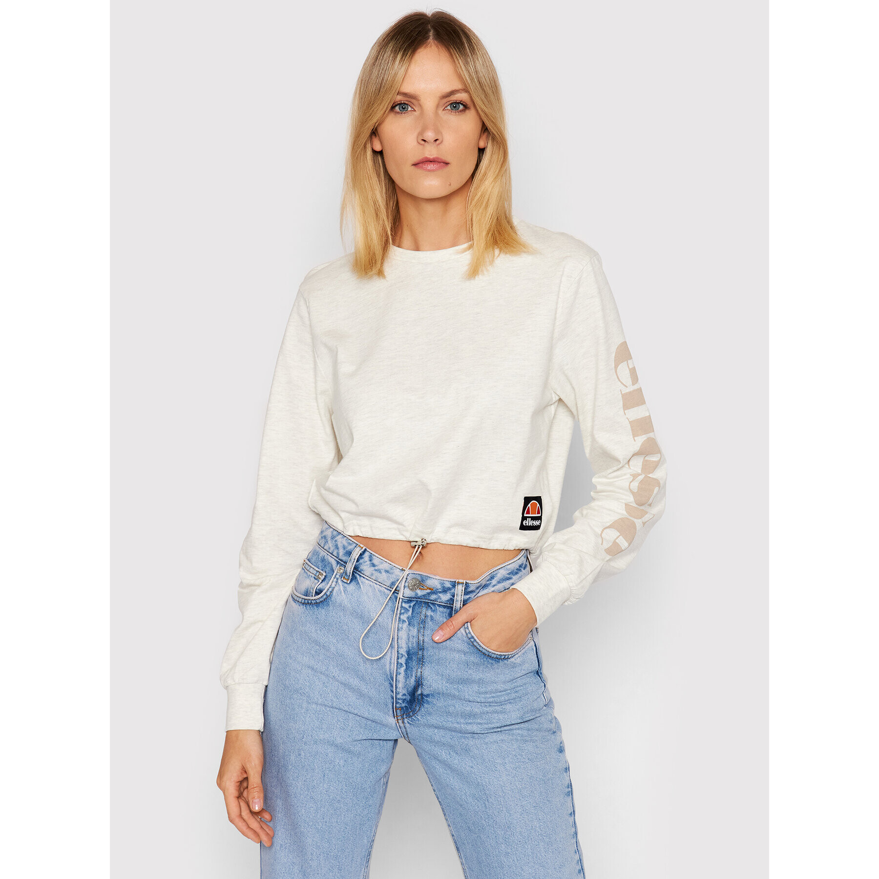 Ellesse Блуза Taner Crop SGK12178 Бежов Regular Fit - Pepit.bg