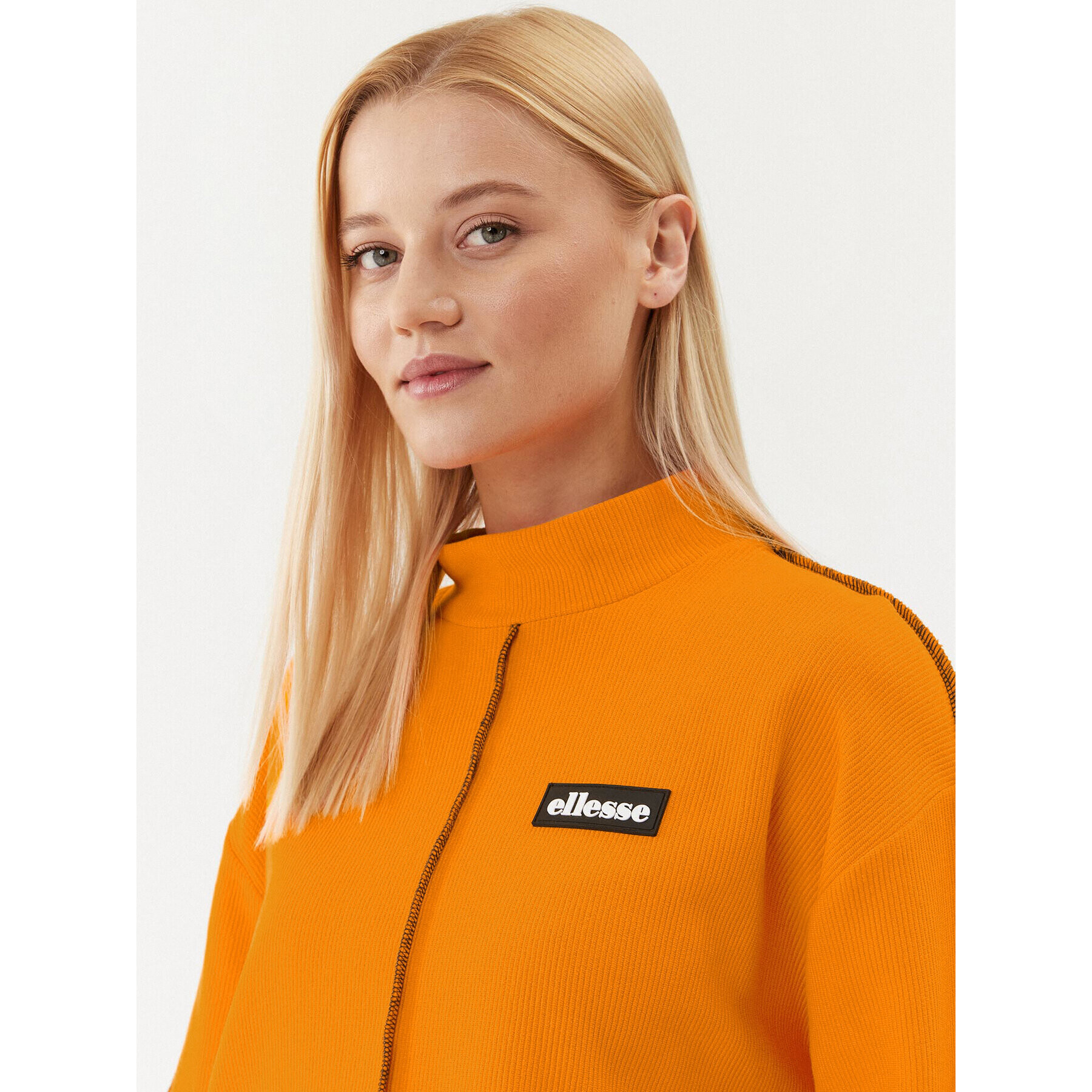 Ellesse Блуза Vetro SGP15937 Оранжев Oversize - Pepit.bg