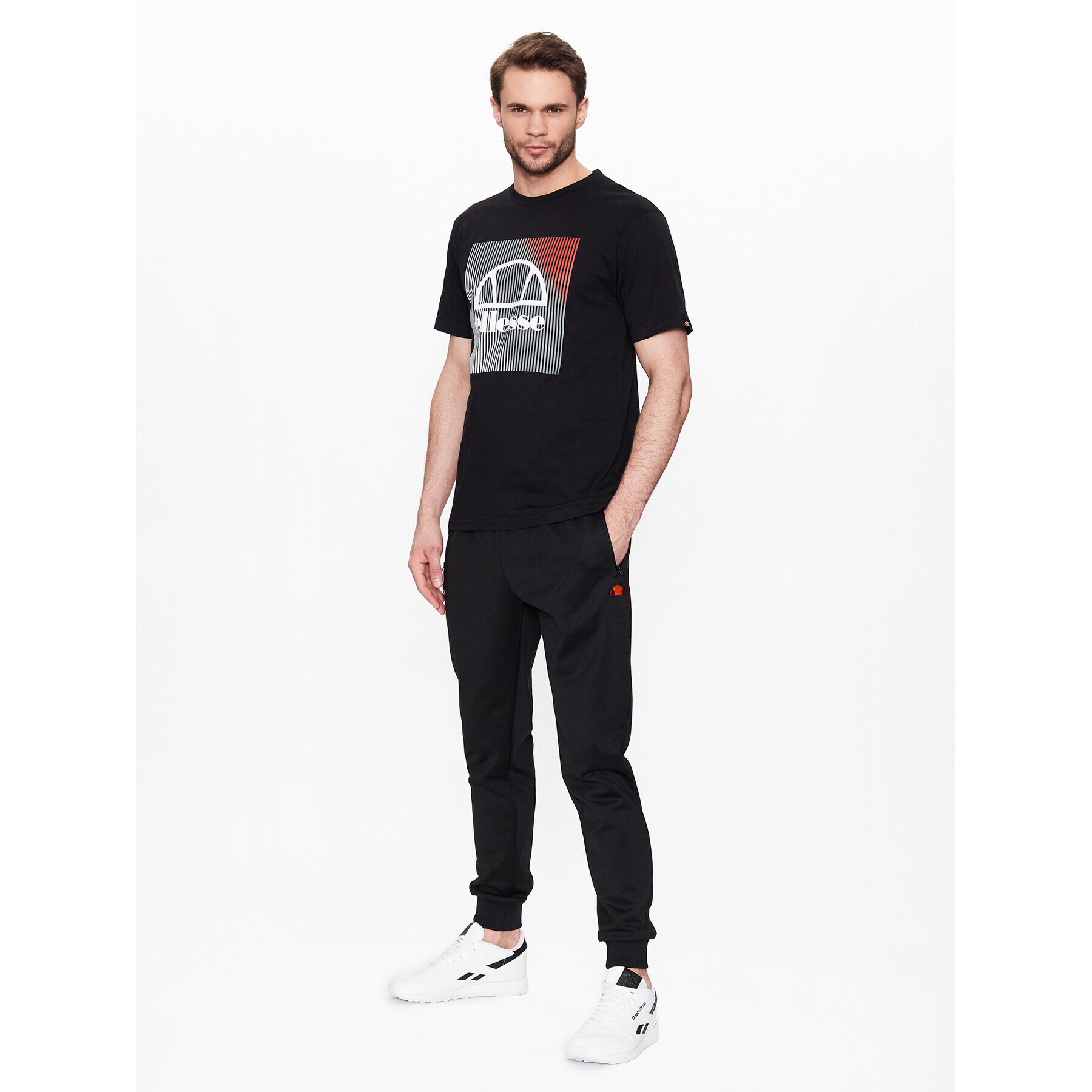 Ellesse Долнище анцуг Bertoni SHR04351 Черен Regular Fit - Pepit.bg