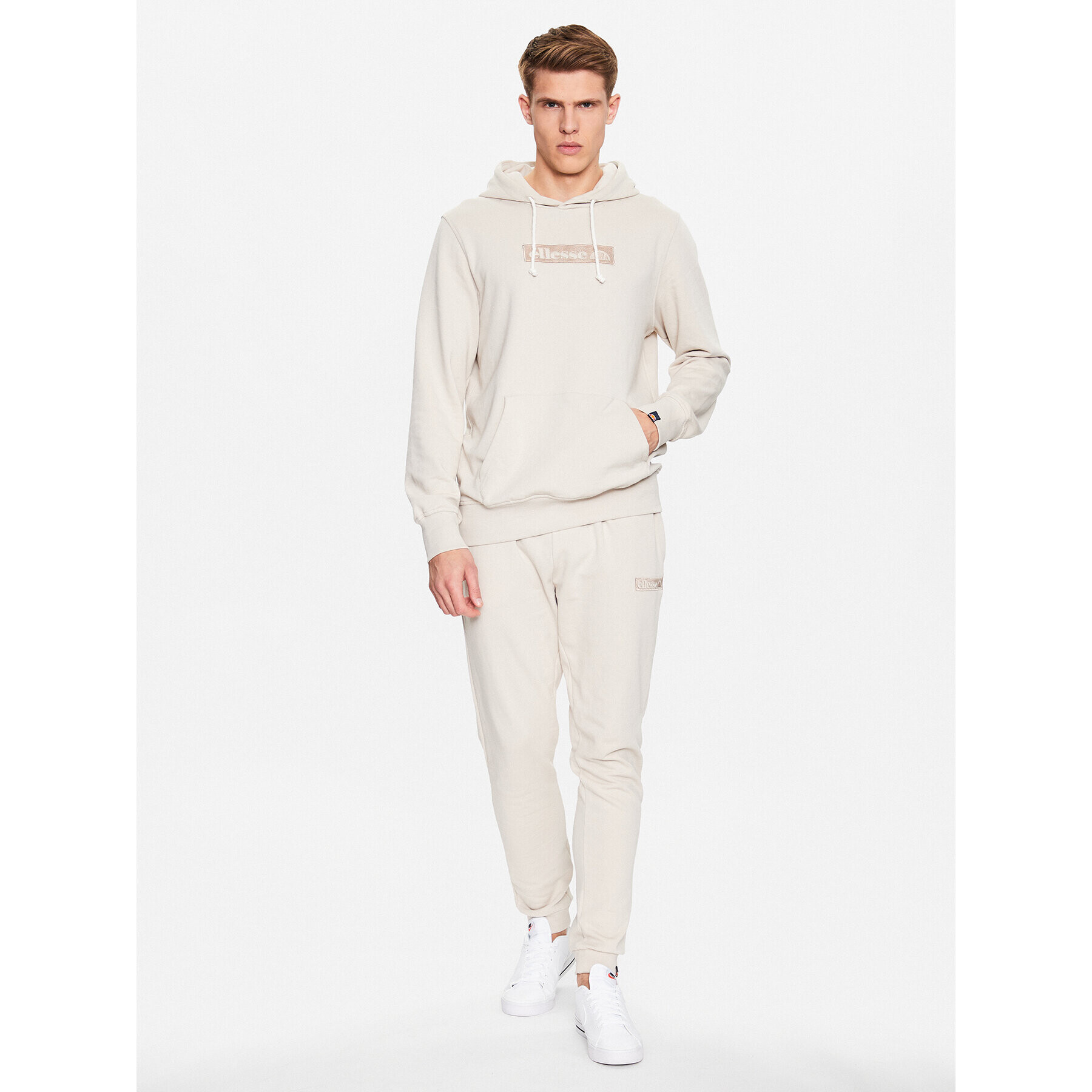 Ellesse Долнище анцуг Coperchiata SHR17563 Бежов Regular Fit - Pepit.bg