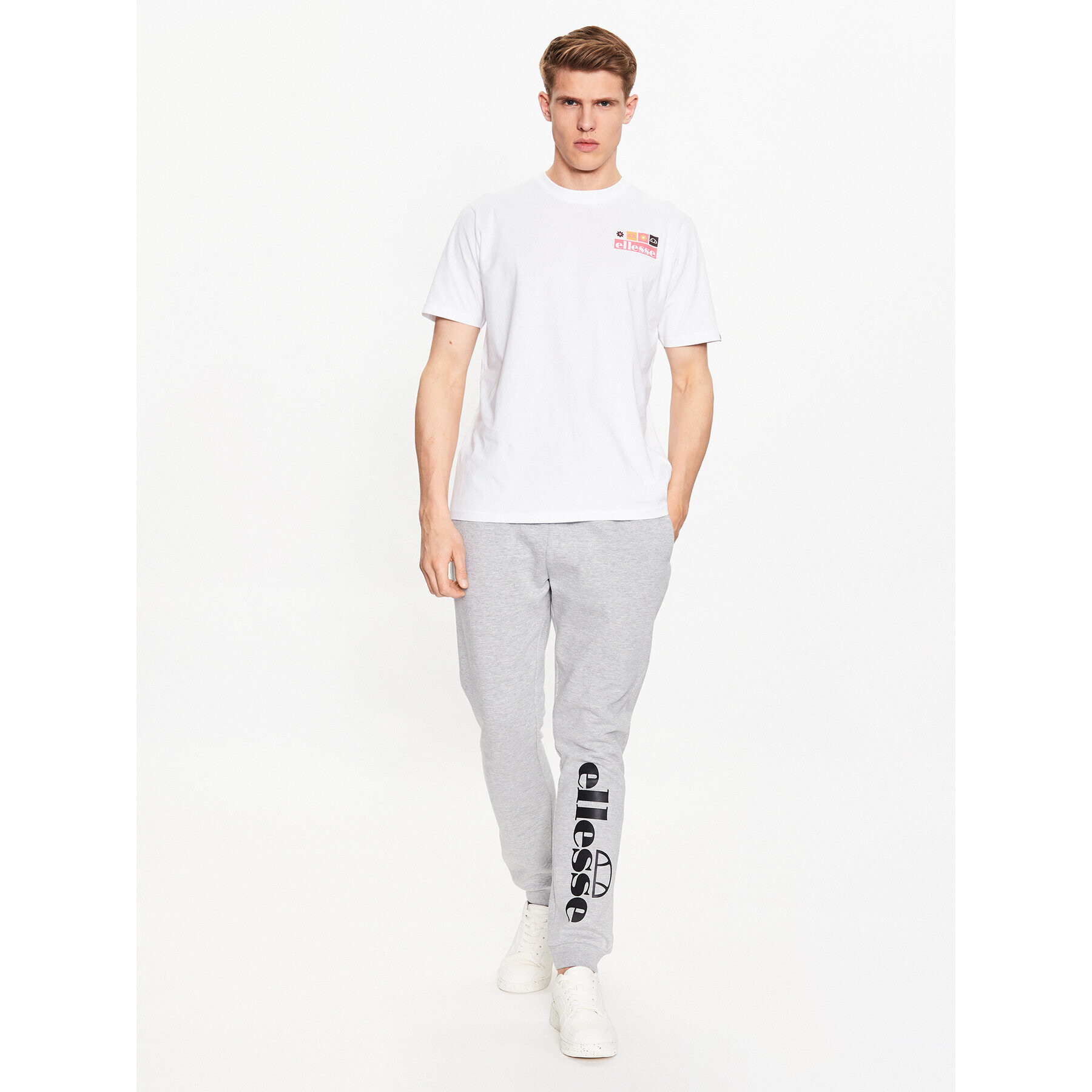 Ellesse Долнище анцуг Grattage SHP16577 Сив Regular Fit - Pepit.bg