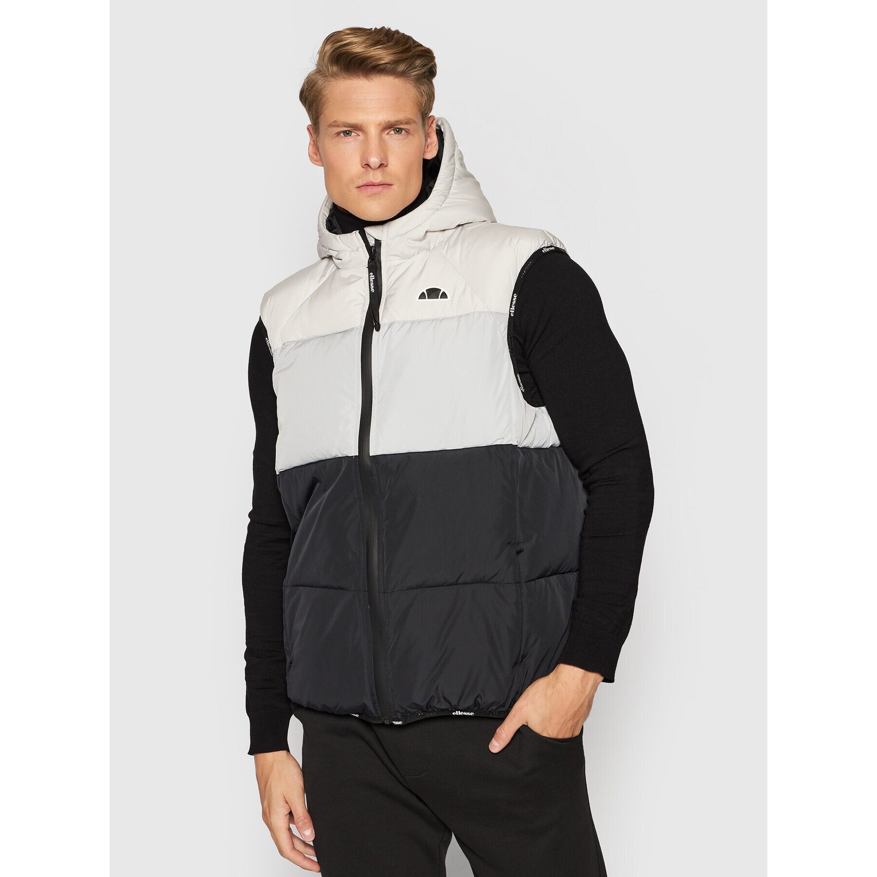 Ellesse Елек Apice Gilet SXK12289 Сив Regular Fit - Pepit.bg