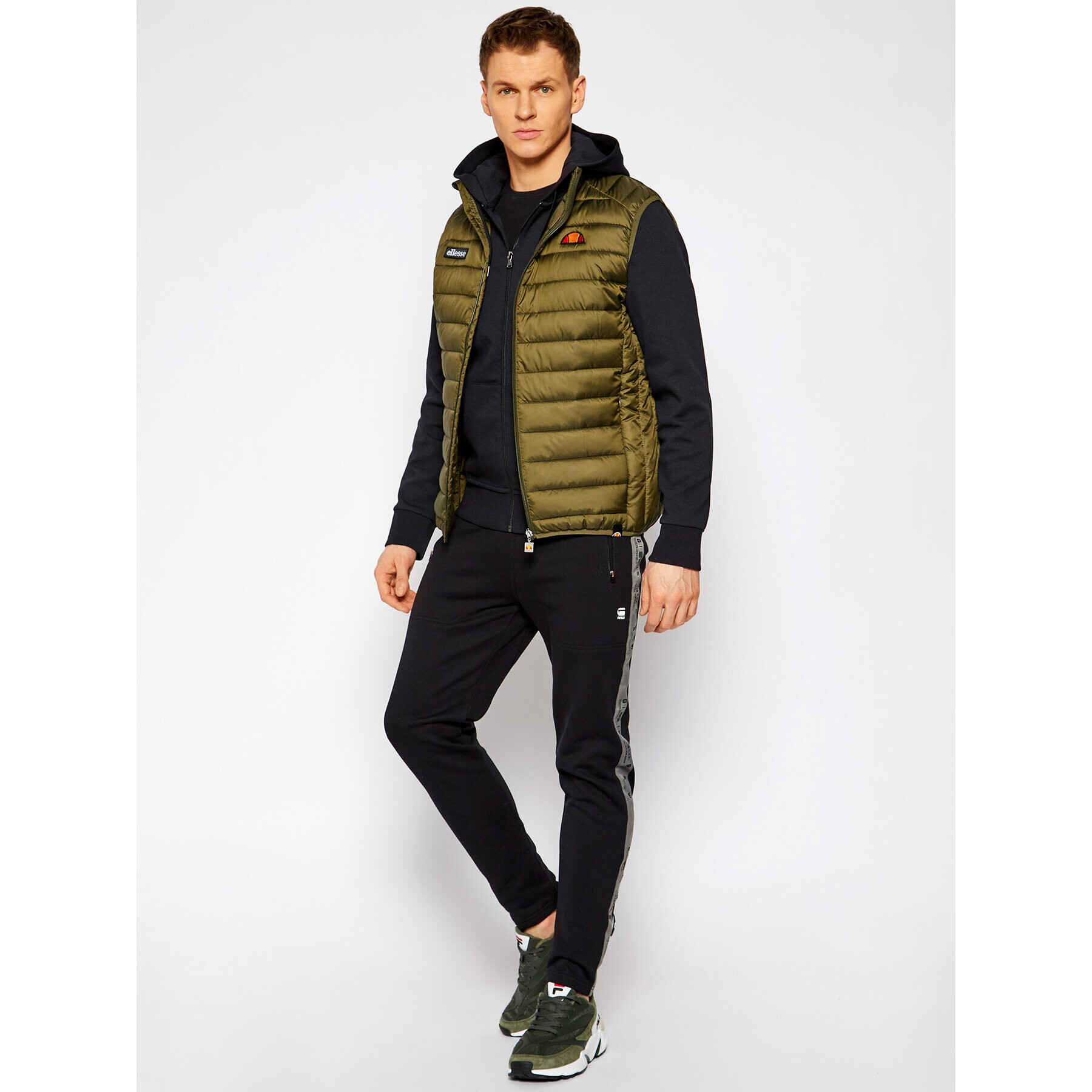 Ellesse Елек Bardy Gilet SHS08747 Зелен Regular Fit - Pepit.bg