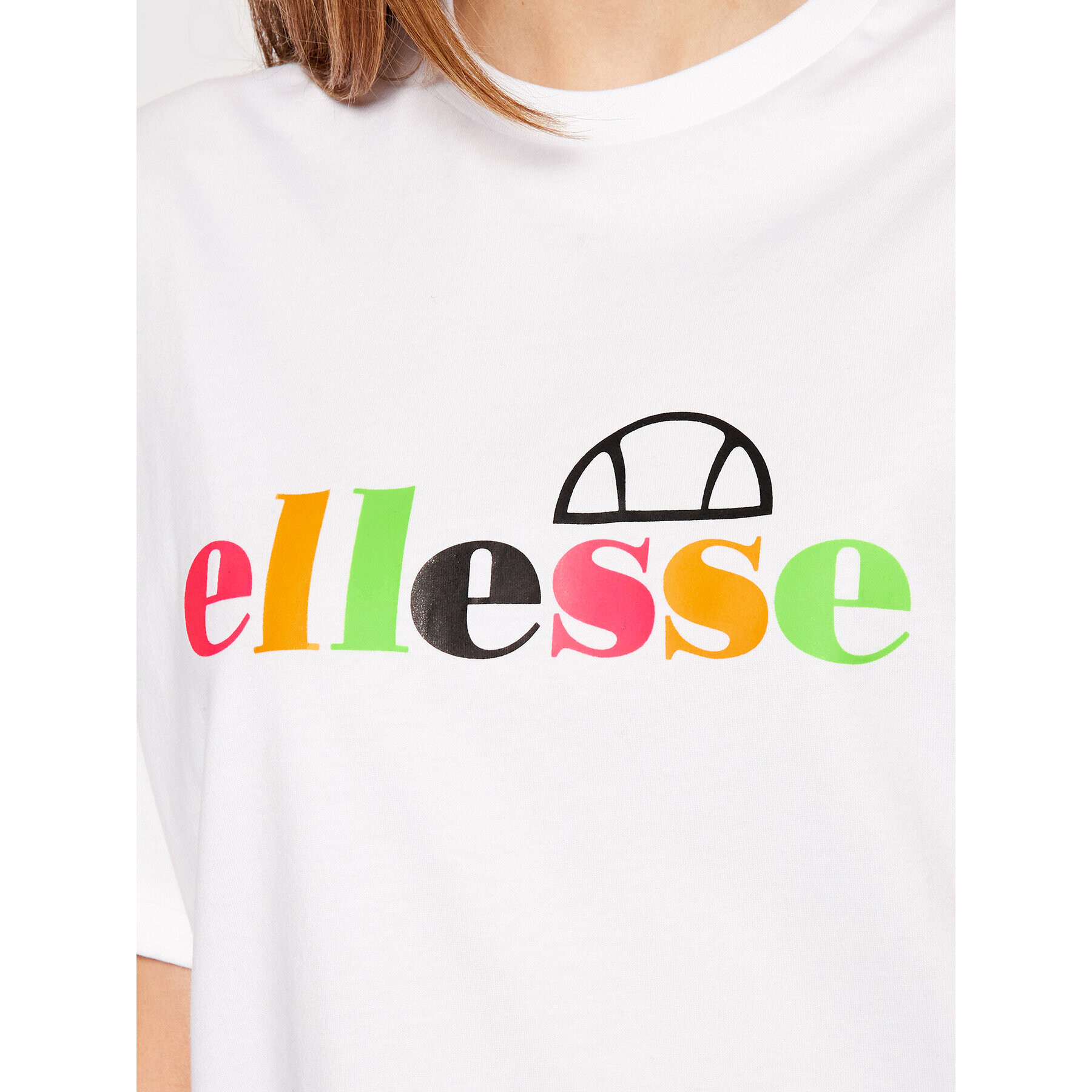 Ellesse Ежедневна рокля Inka SGF10515 Бял Loose Fit - Pepit.bg