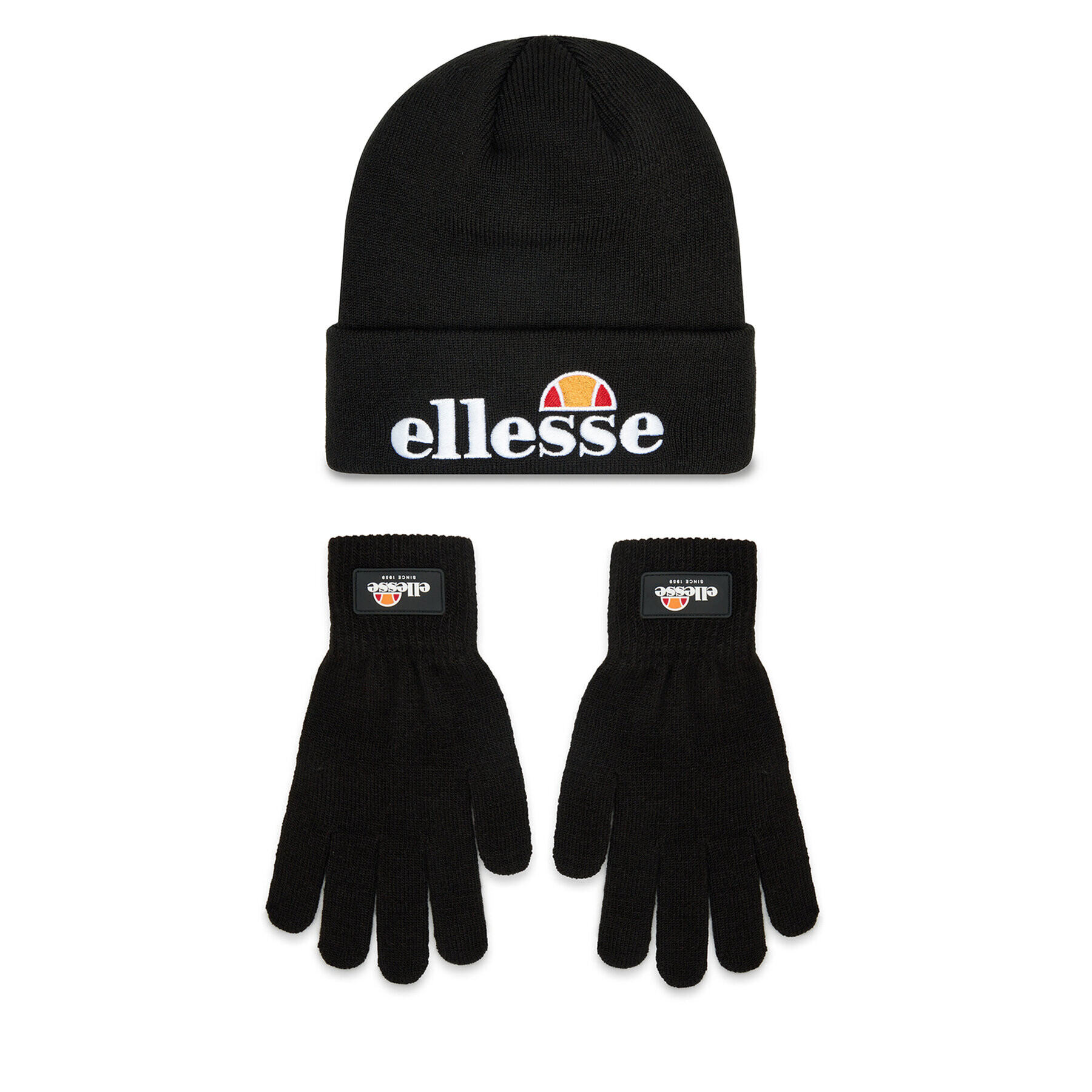 Ellesse Комплект шапка и ръкавици Velly And Bubb Gift Pk SAAZ0783011 Черен - Pepit.bg