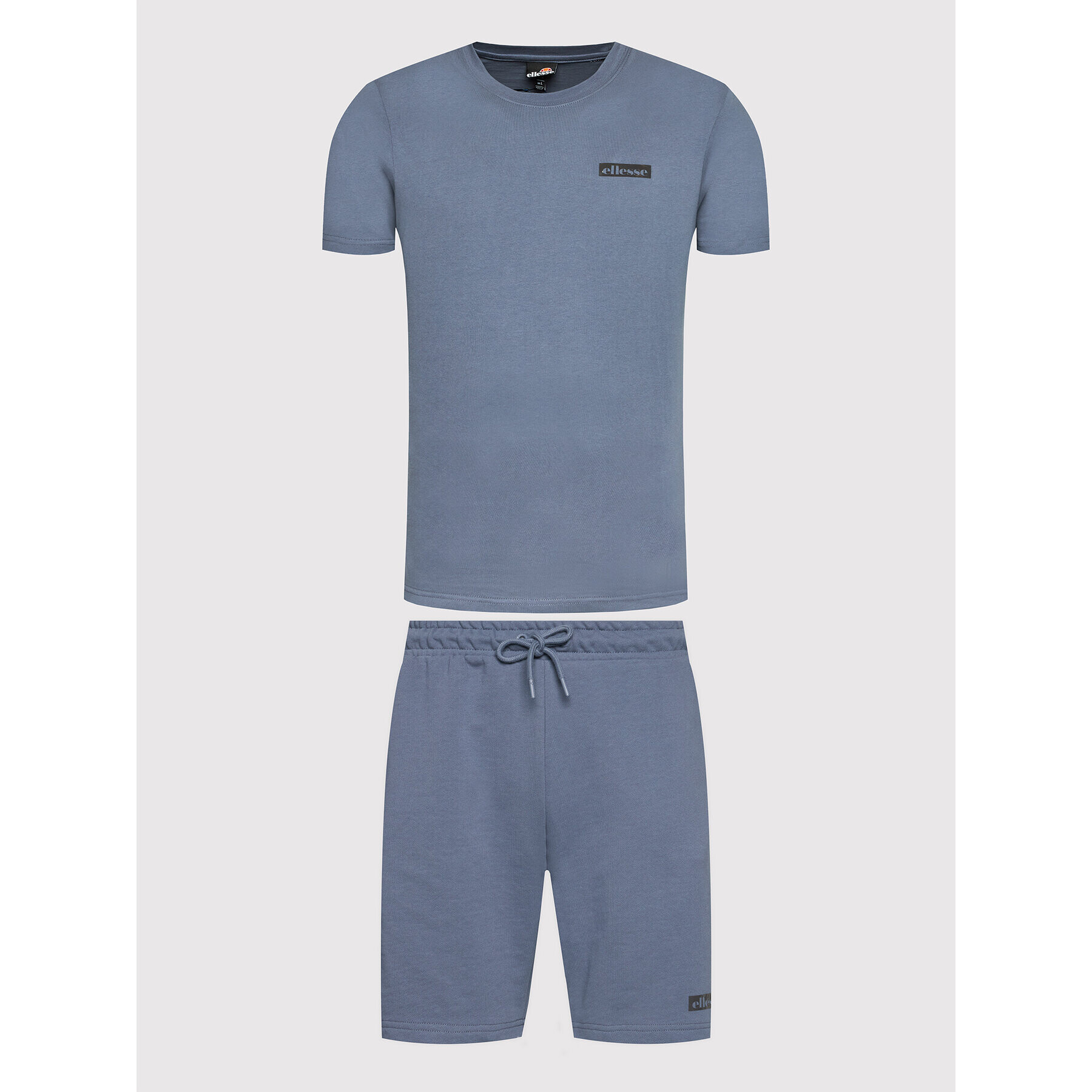 Ellesse Комплект тишърт и спортни шорти Oulan SHM14366 Син Regular Fit - Pepit.bg