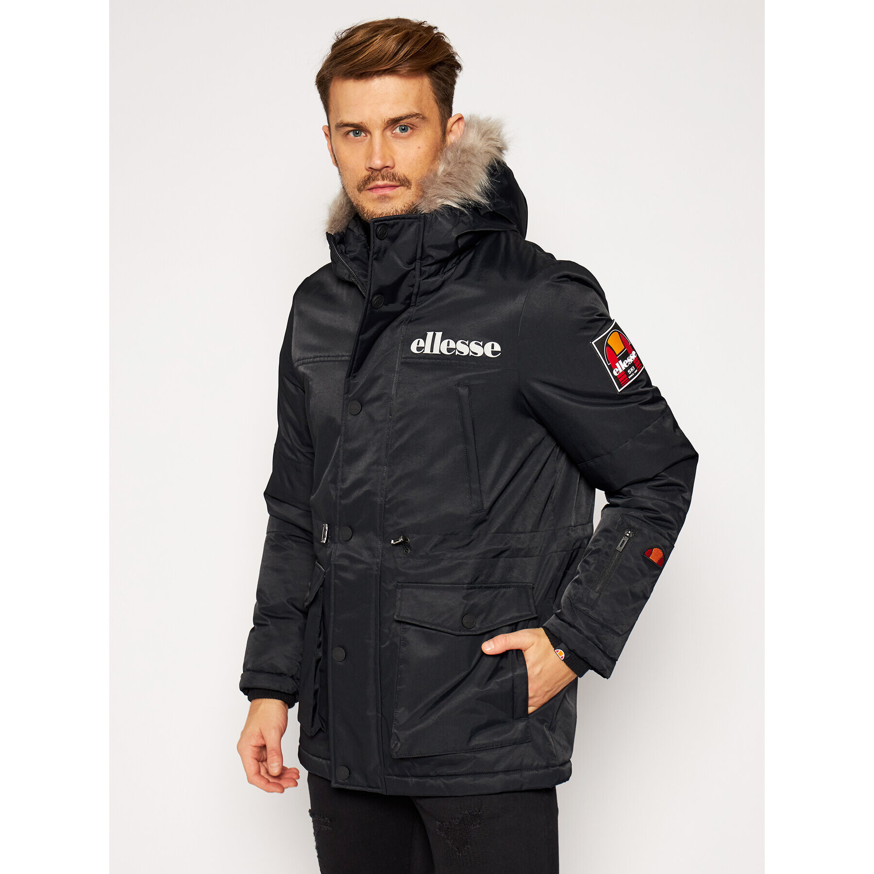 Ellesse Парка Mazzo SHG09740 Черен Regular Fit - Pepit.bg