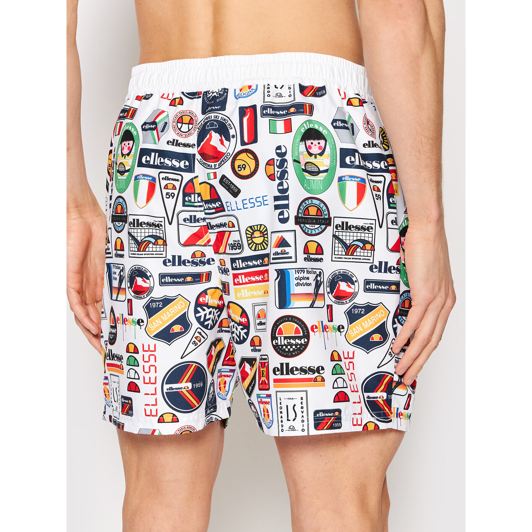 Ellesse Плувни шорти Roulle SHM14518 Бял Regular Fit - Pepit.bg