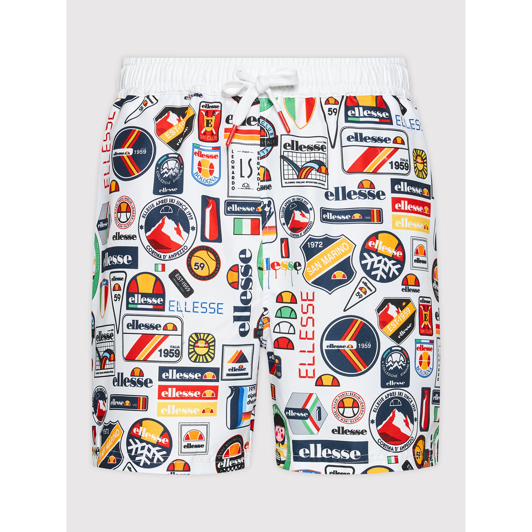 Ellesse Плувни шорти Roulle SHM14518 Бял Regular Fit - Pepit.bg