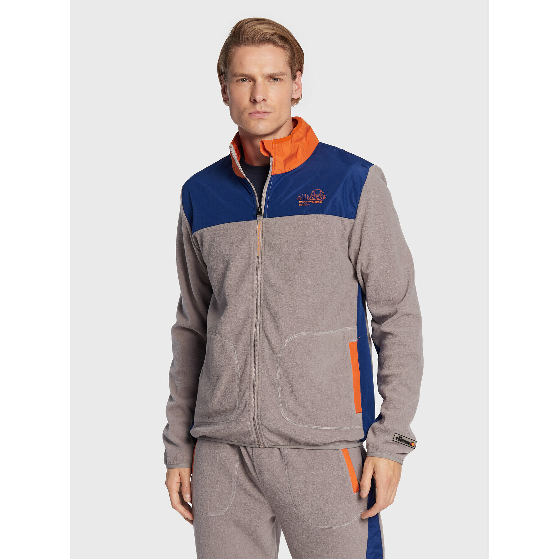 Ellesse Полар Lettino SHP16122 Сив Regular Fit - Pepit.bg