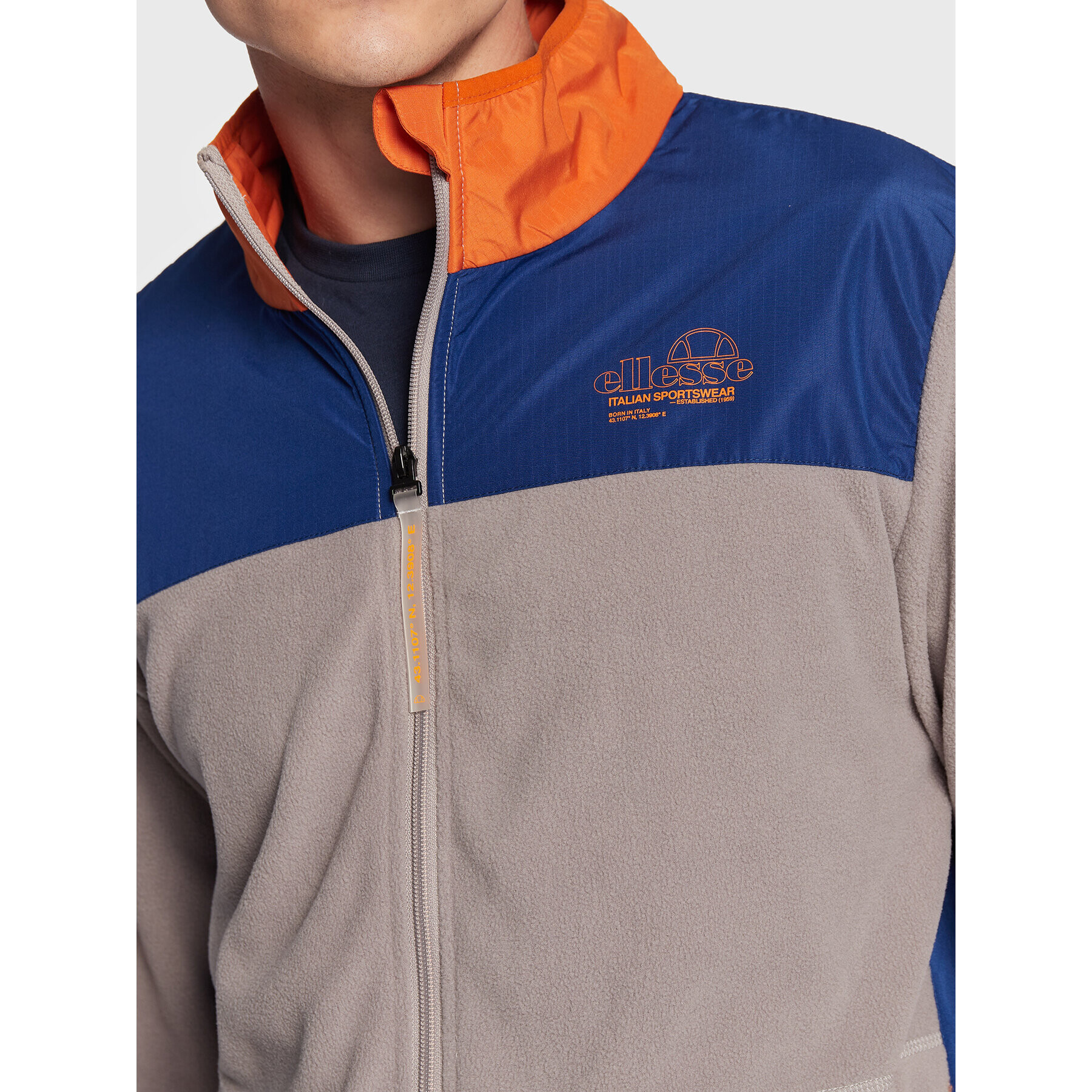 Ellesse Полар Lettino SHP16122 Сив Regular Fit - Pepit.bg