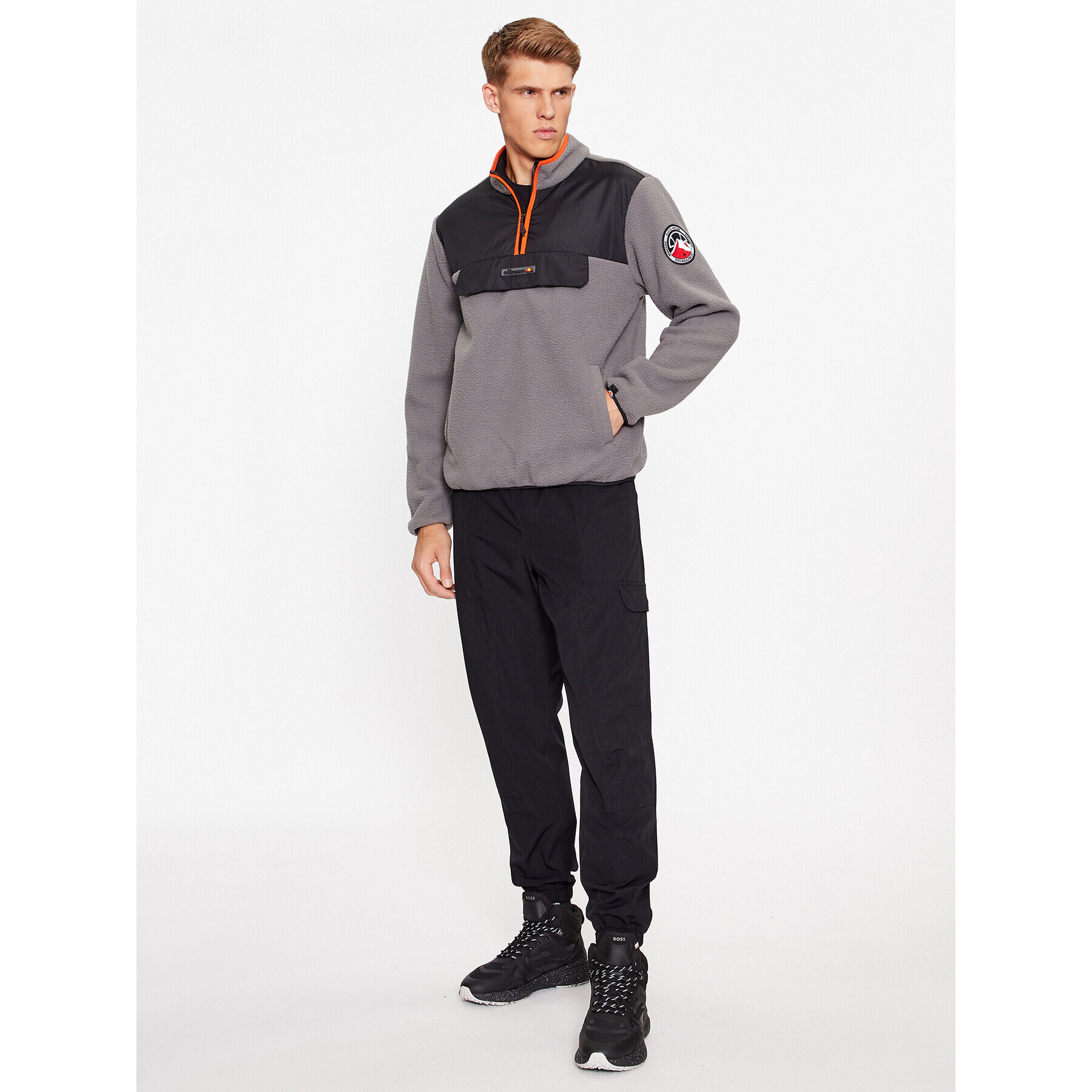 Ellesse Полар Zinco SHT19077 Сив Regular Fit - Pepit.bg