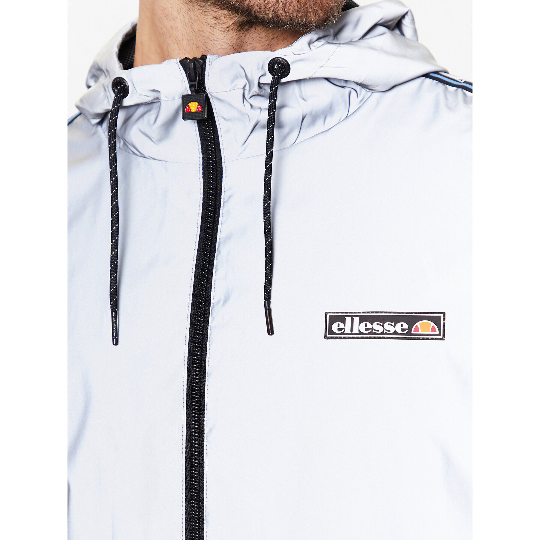 Ellesse Преходно яке Landorus SHR17996 Сребрист Regular Fit - Pepit.bg