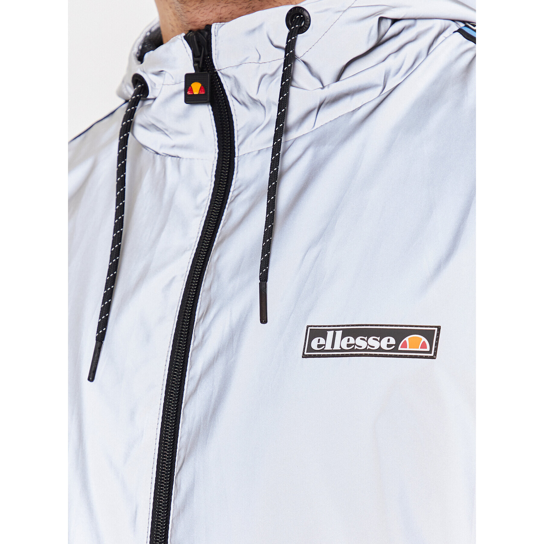 Ellesse Преходно яке Landorus SHR17996 Сребрист Regular Fit - Pepit.bg