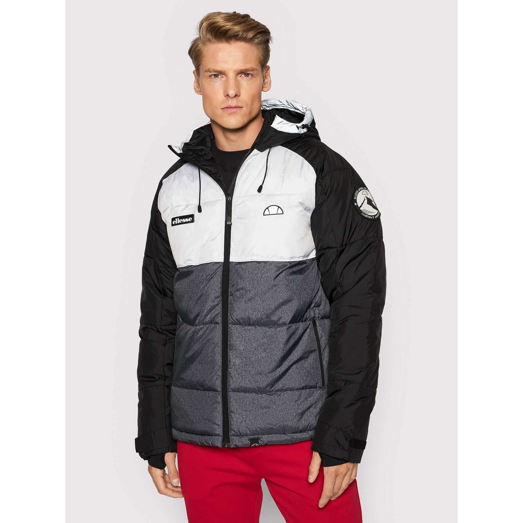 Ellesse Пухено яке Calimo SHK12141 Черен Regular Fit - Pepit.bg