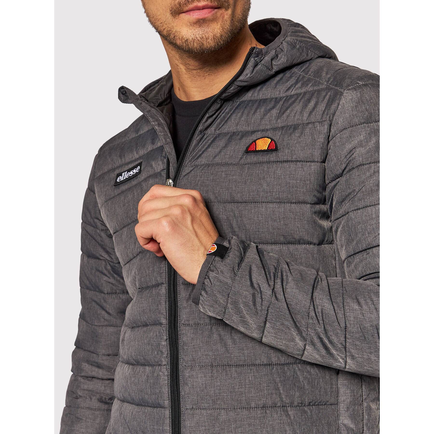 Ellesse Пухено яке Lombardy Padded SHS01115 Сив Regular Fit - Pepit.bg