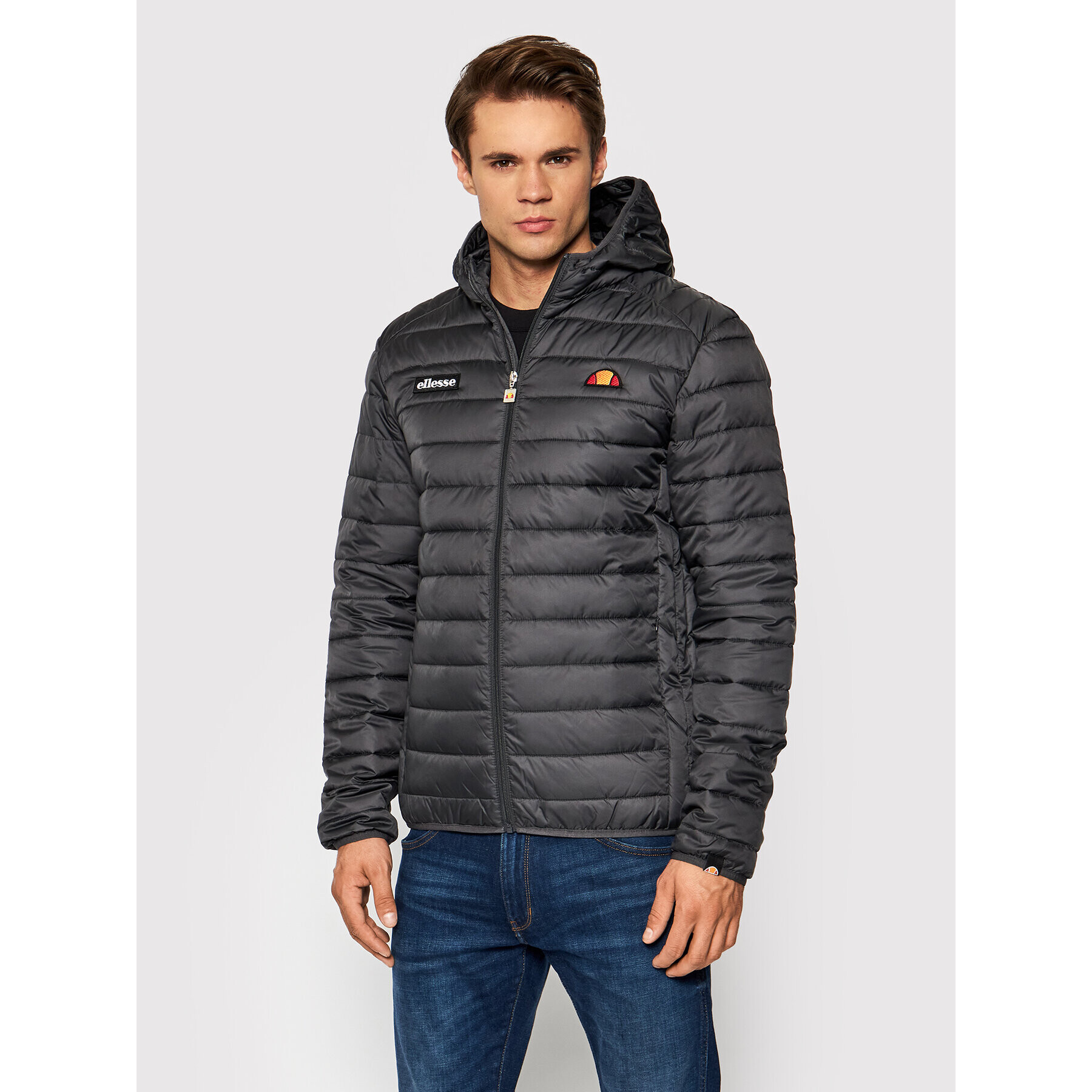 Ellesse Пухено яке Lombardy SHK01115 Сив Regular Fit - Pepit.bg