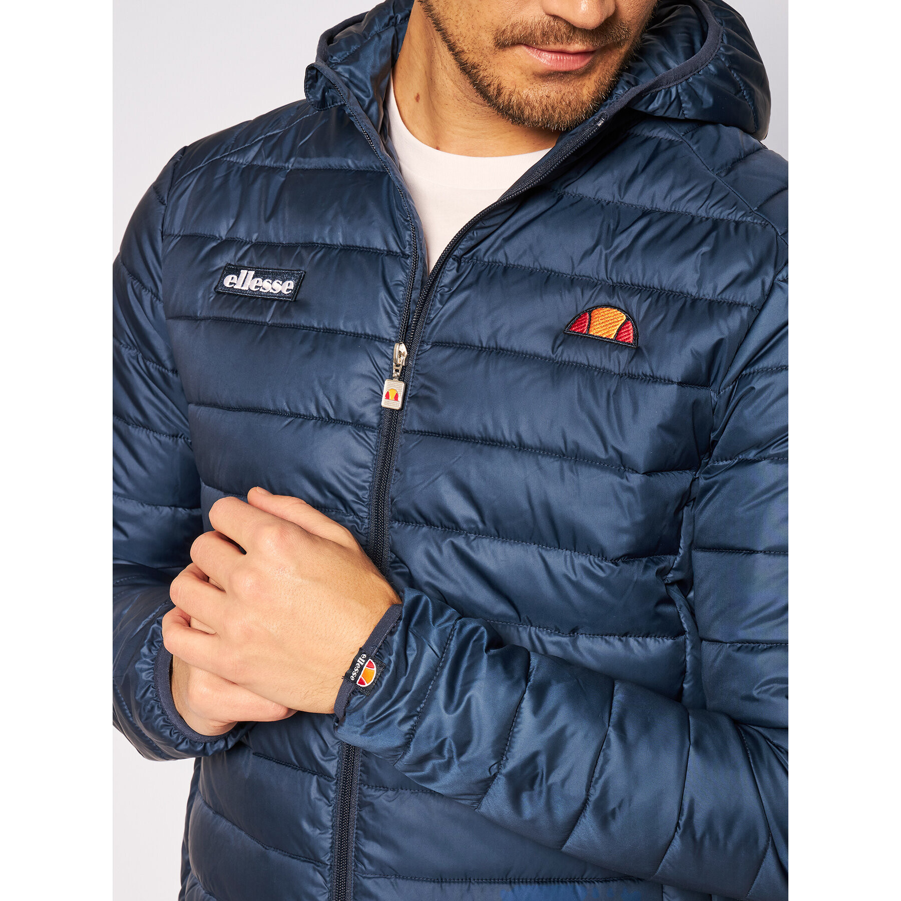 Ellesse Пухено яке Lombardy SHS01115 Тъмносин Regular Fit - Pepit.bg