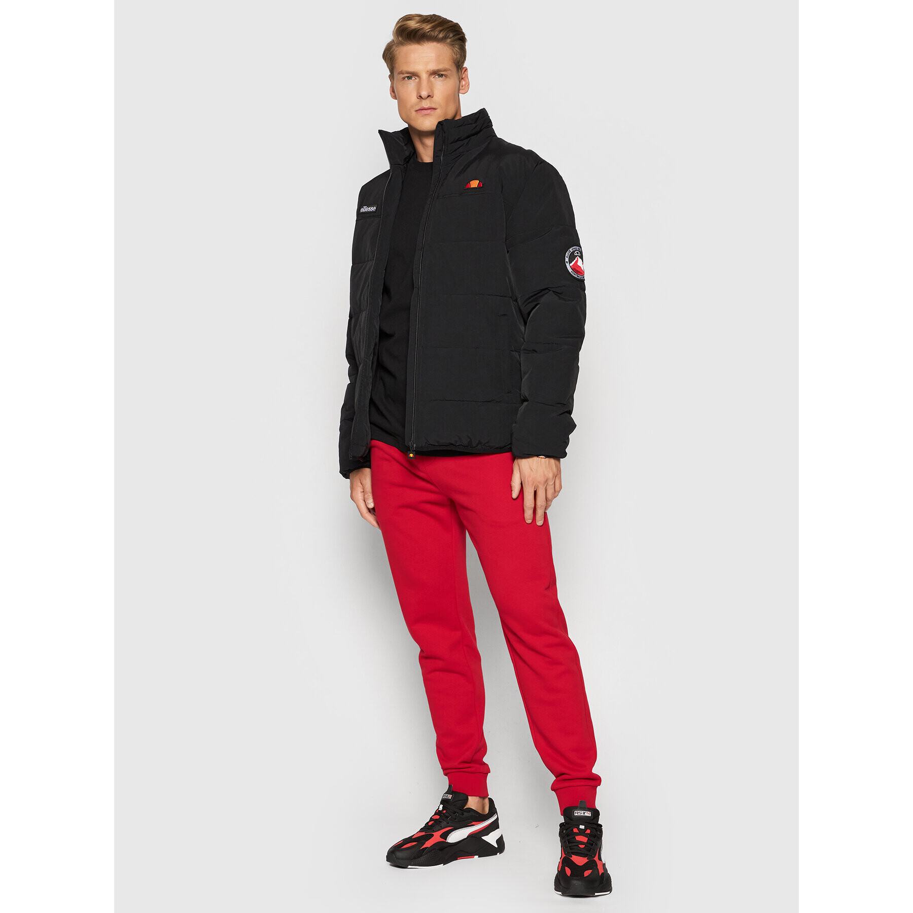 Ellesse Пухено яке Nebula SHK12789 Черен Regular Fit - Pepit.bg