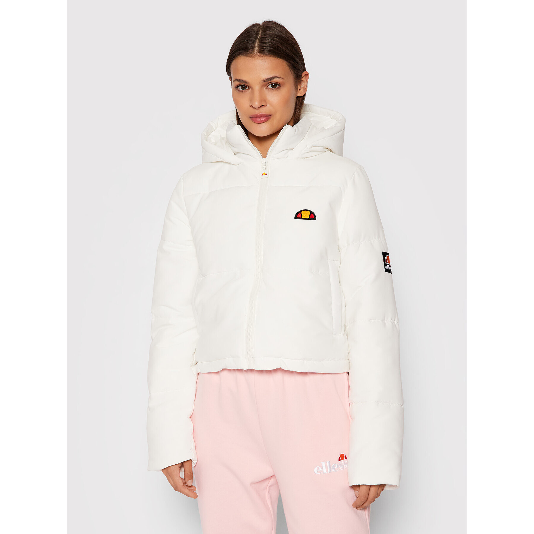 Ellesse Пухено яке Parum SGK12185 Бял Regular Fit - Pepit.bg