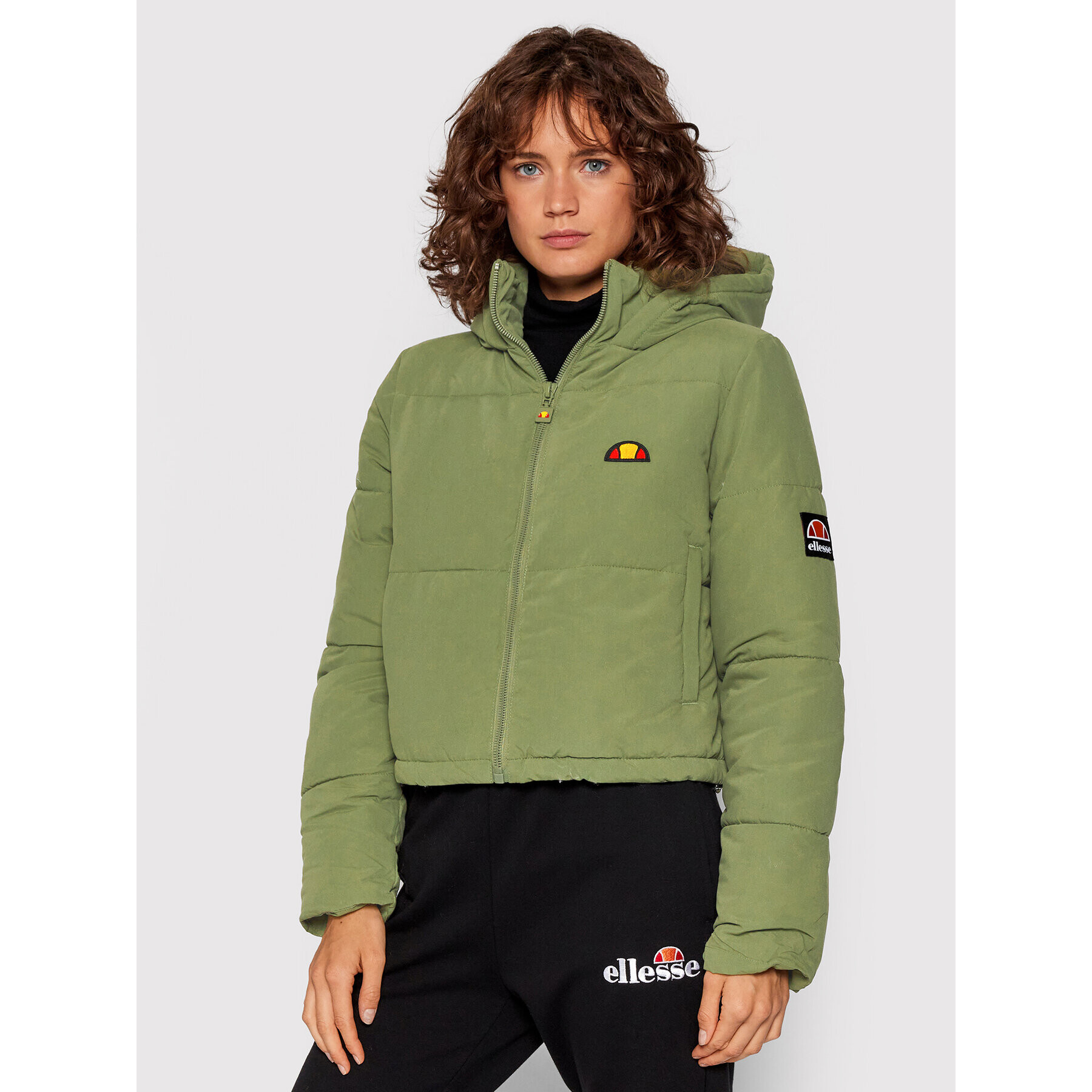Ellesse Пухено яке Parum SGK12185 Зелен Regular Fit - Pepit.bg