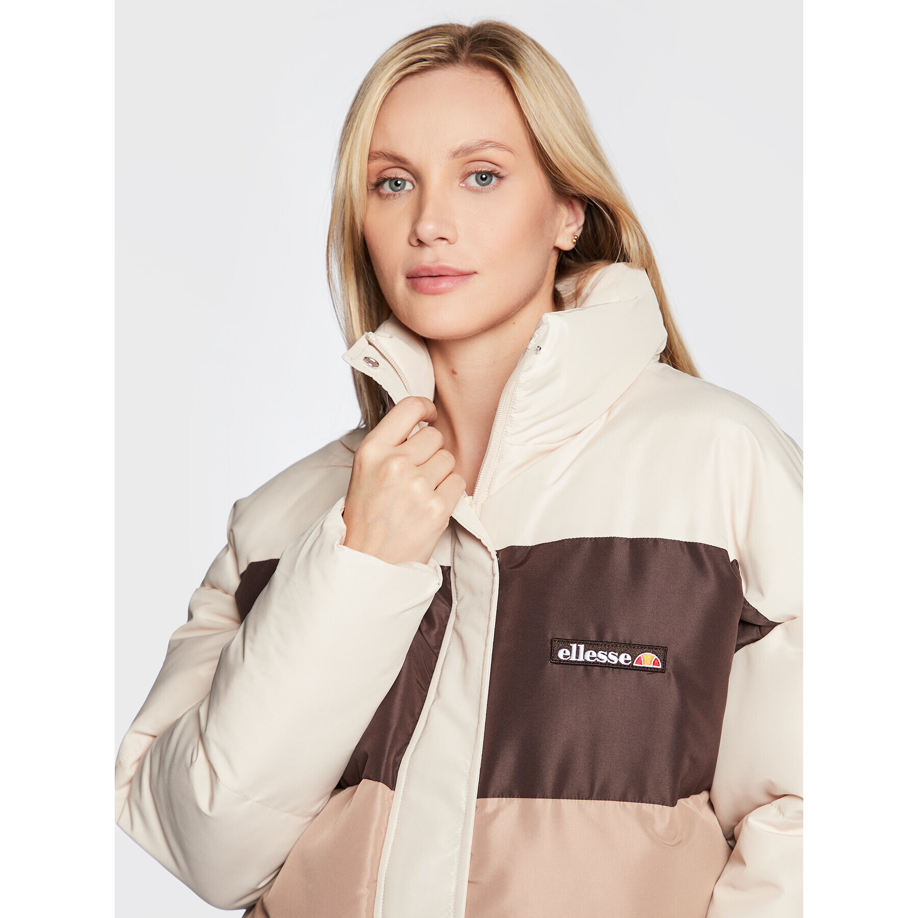 Ellesse Пухено яке Rosalena SGP16127 Бежов Regular Fit - Pepit.bg