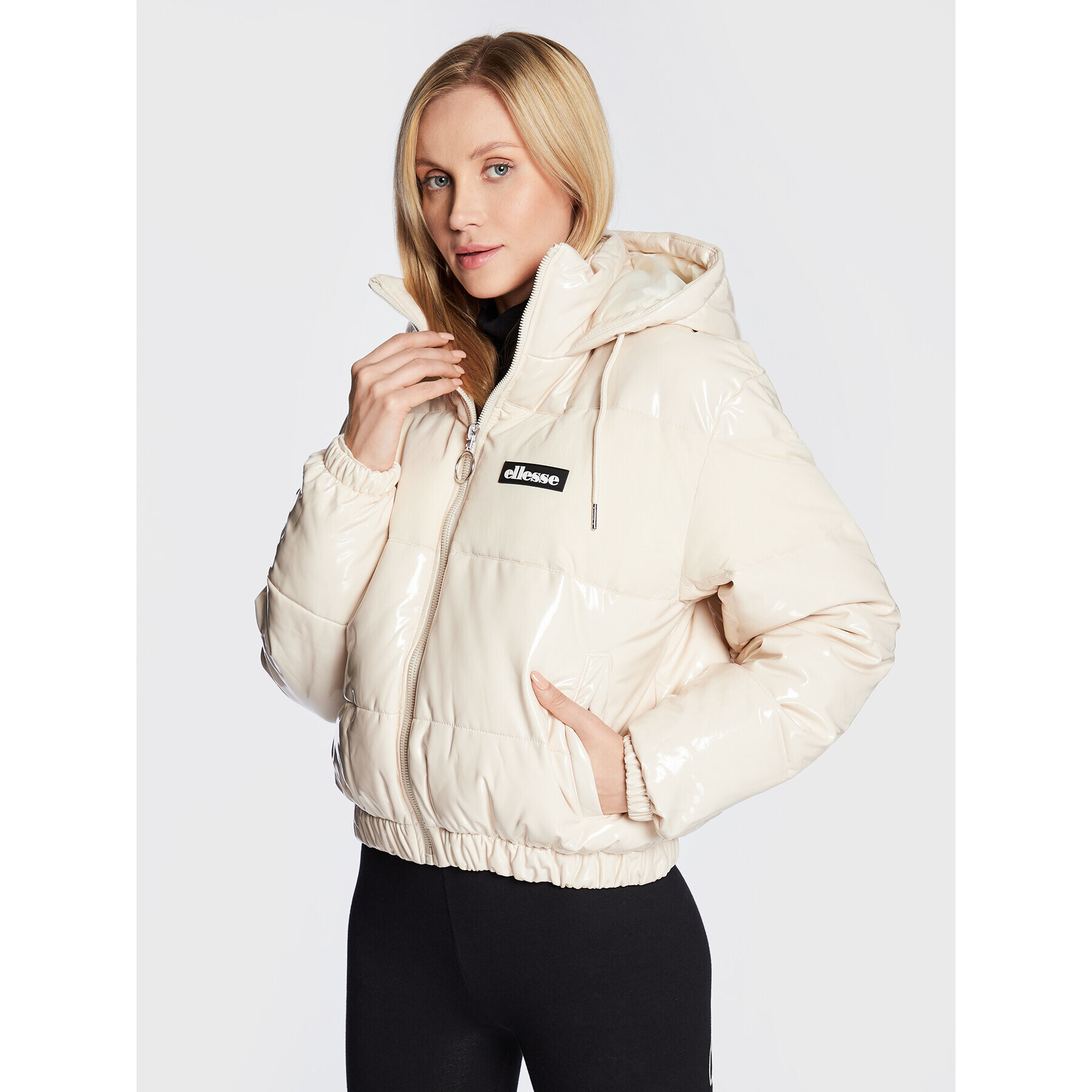 Ellesse Пухено яке Forti SGP15933 Бежов Regular Fit - Pepit.bg