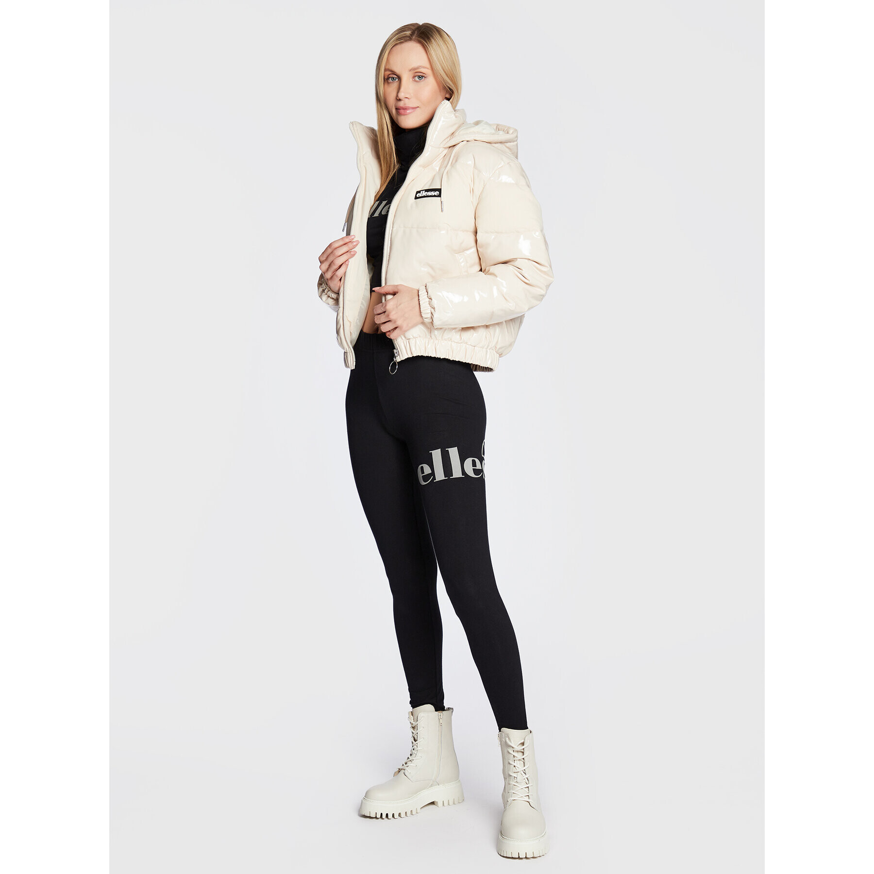 Ellesse Пухено яке Forti SGP15933 Бежов Regular Fit - Pepit.bg
