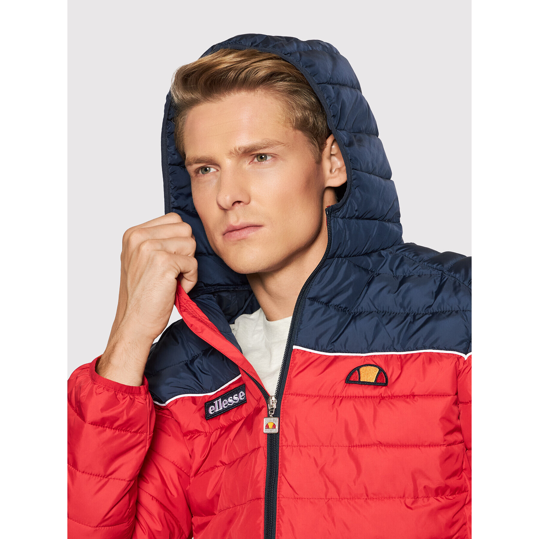 Ellesse Пухено яке Lombardy 2 SHK13274 Червен Regular Fit - Pepit.bg