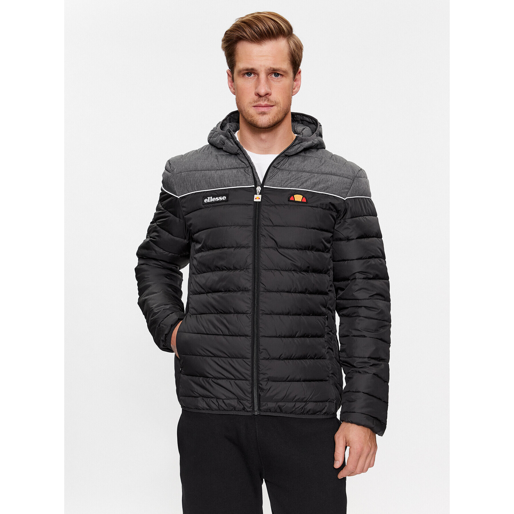 Ellesse Пухено яке Lombardy 2 SHR13274 Черен Regular Fit - Pepit.bg