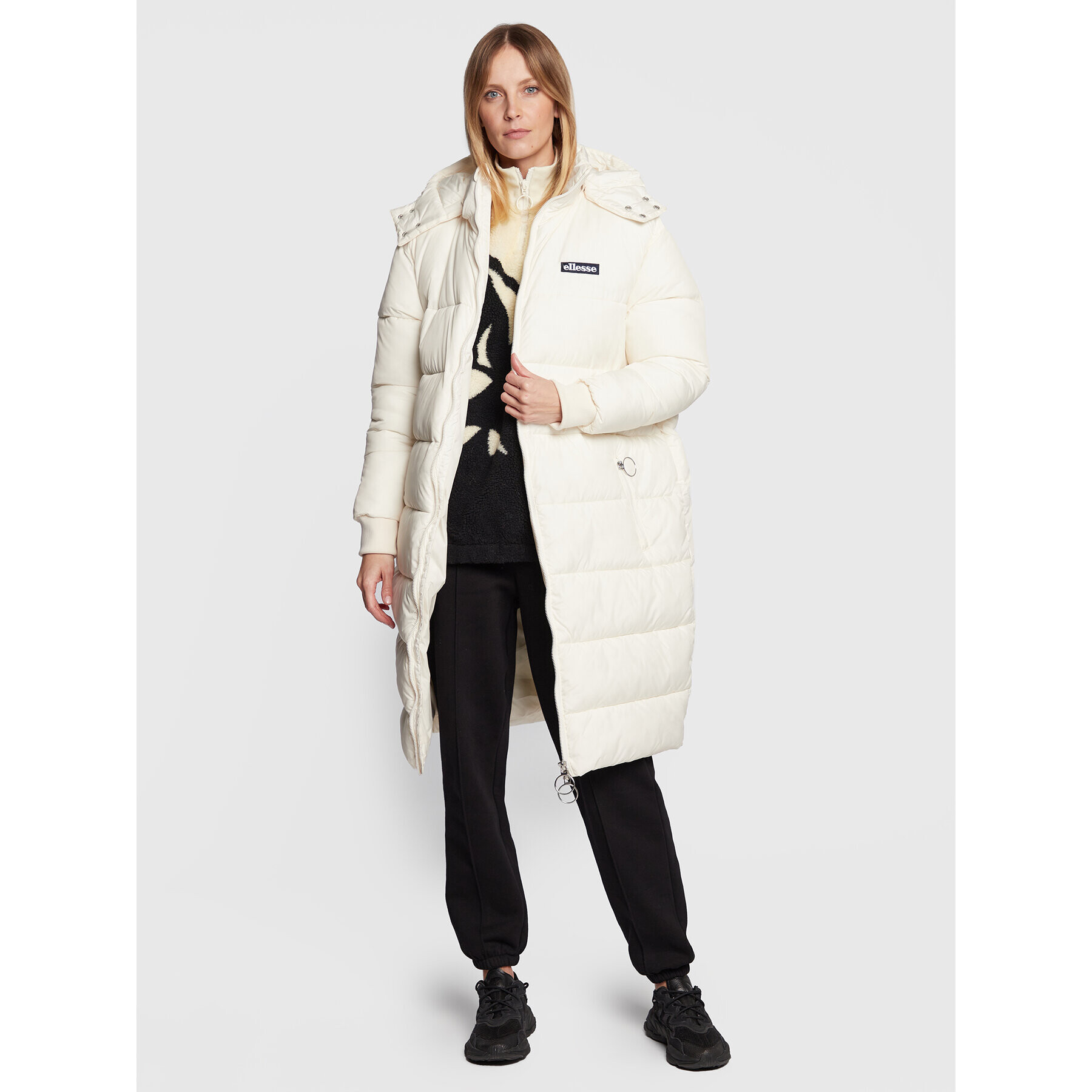 Ellesse Пухено яке Ponyo SGQ16963 Екрю Regular Fit - Pepit.bg