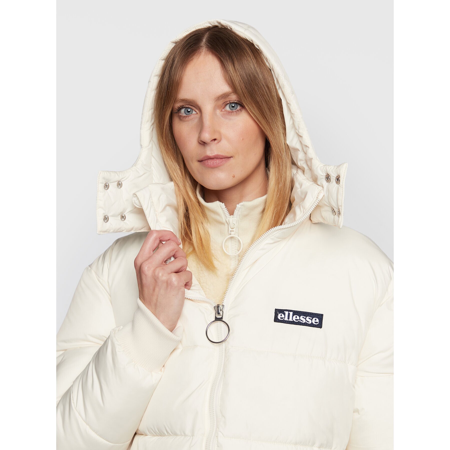 Ellesse Пухено яке Ponyo SGQ16963 Екрю Regular Fit - Pepit.bg