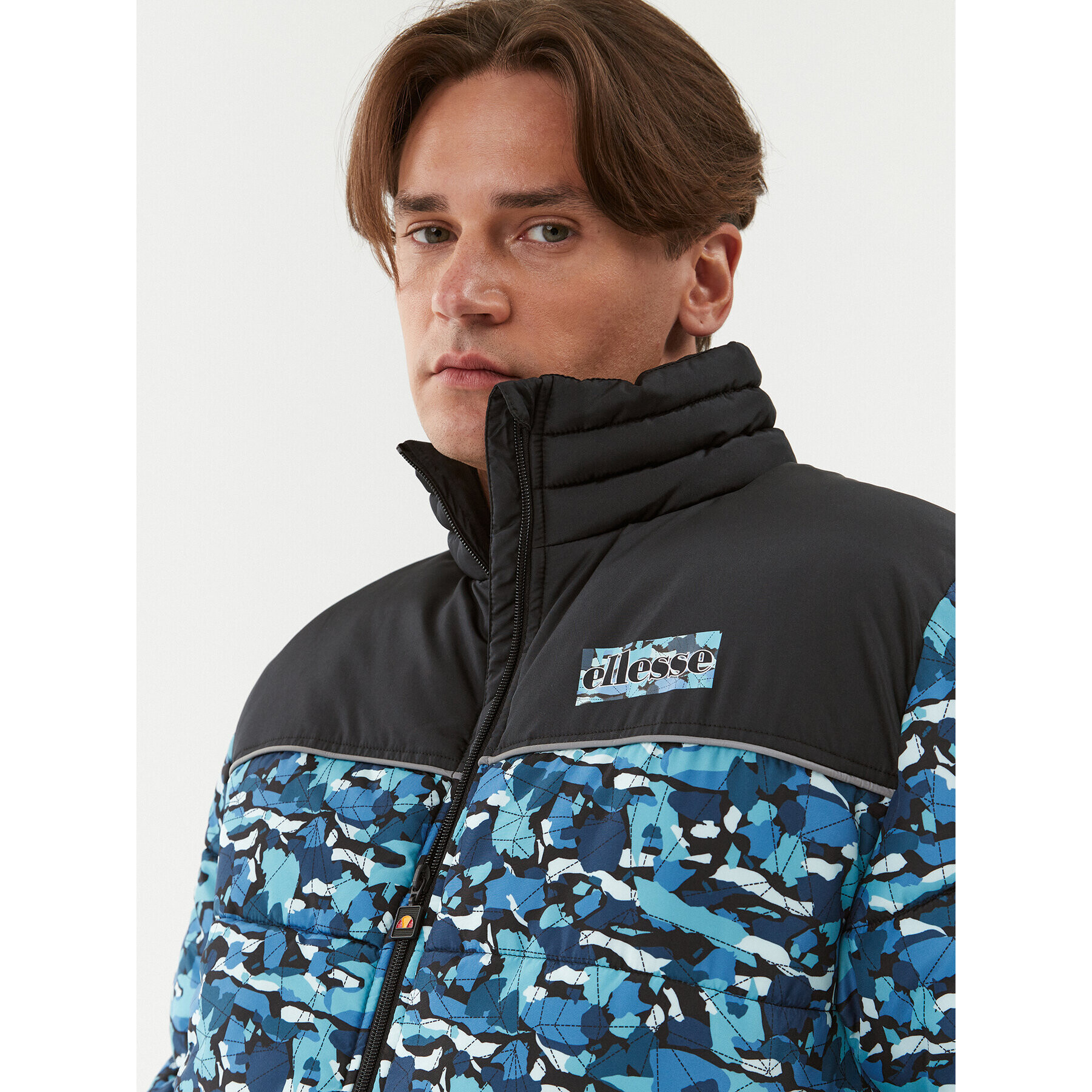 Ellesse Пухено яке SHP16006 Син Regular Fit - Pepit.bg