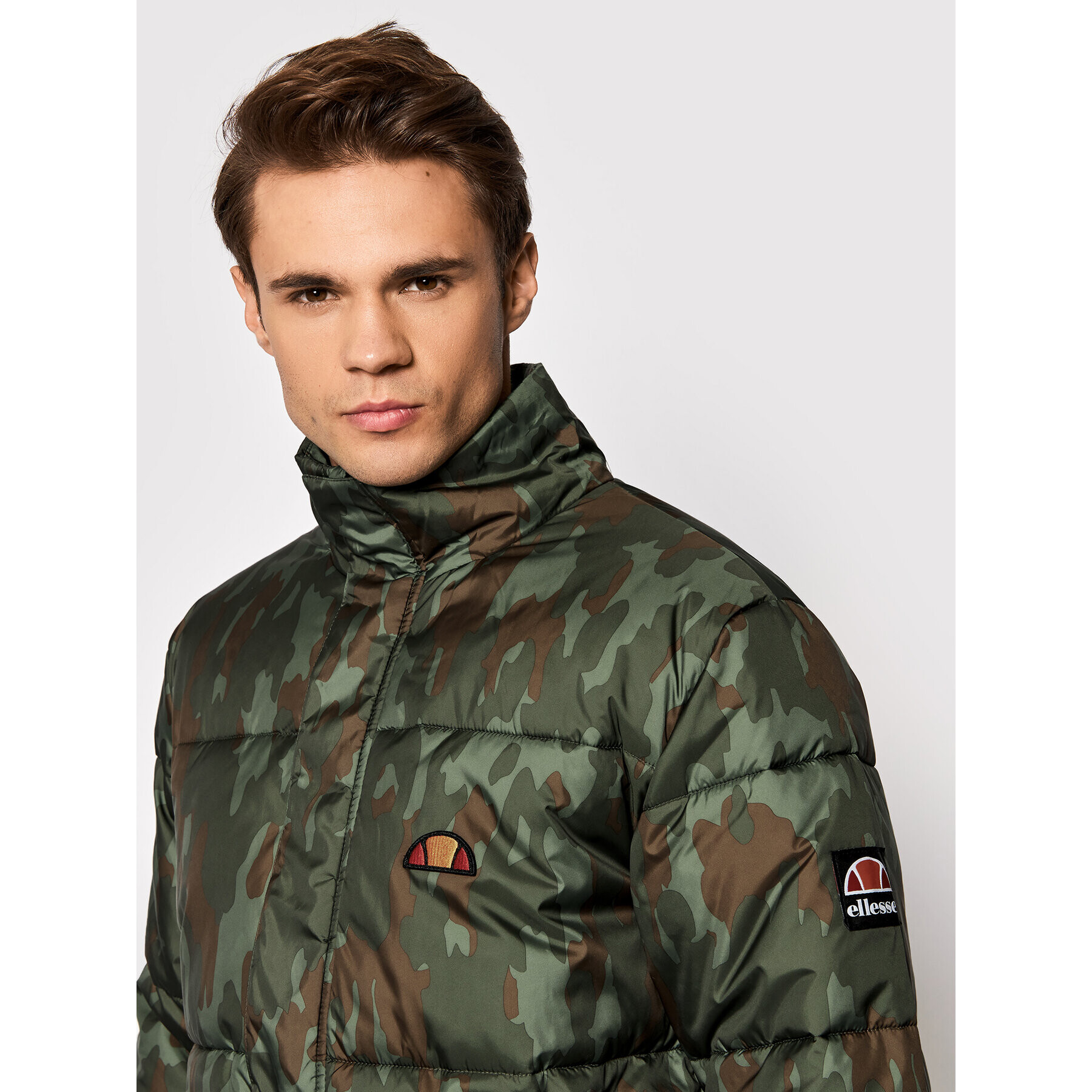 Ellesse Пухено яке Simia SHK12209 Зелен Regular Fit - Pepit.bg