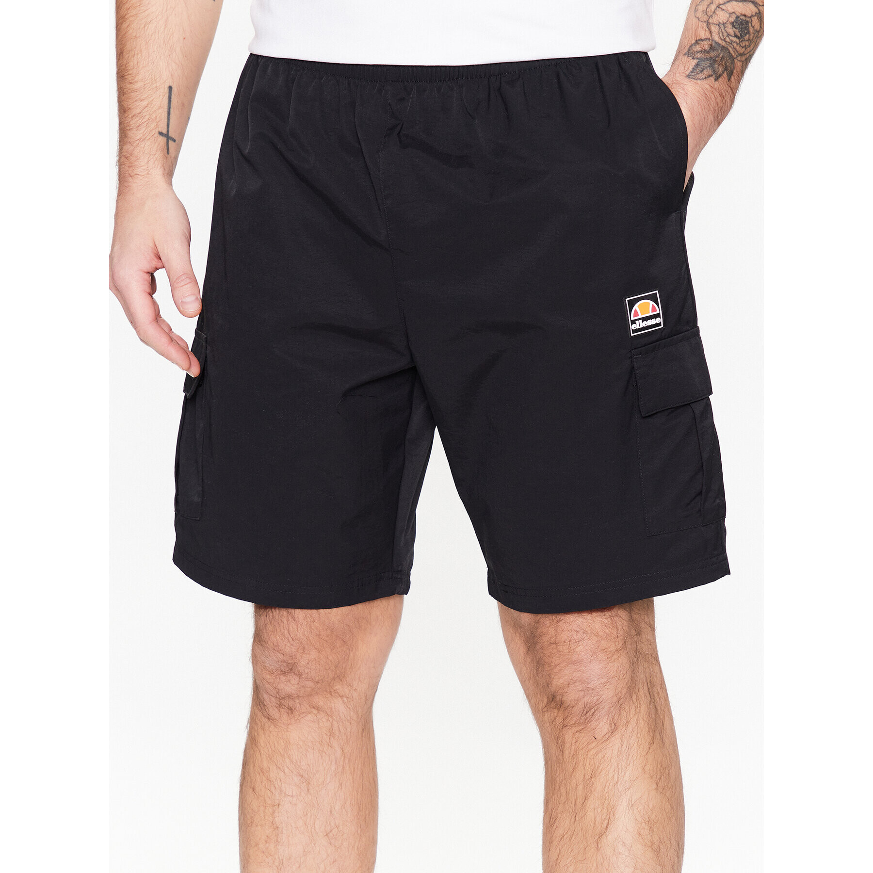 Ellesse Шорти от плат Caprera SXR17673 Черен Regular Fit - Pepit.bg